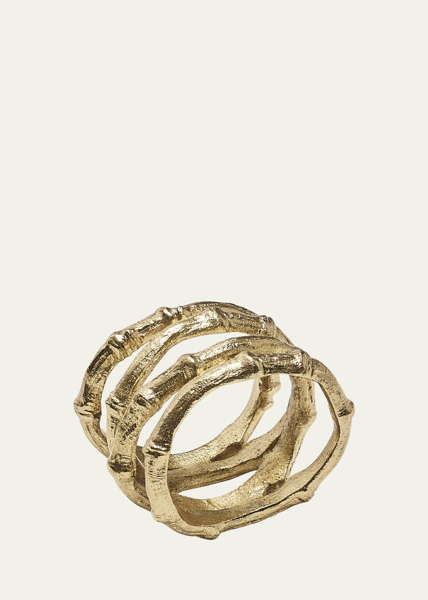 Bamboo Metal Napkin Ring