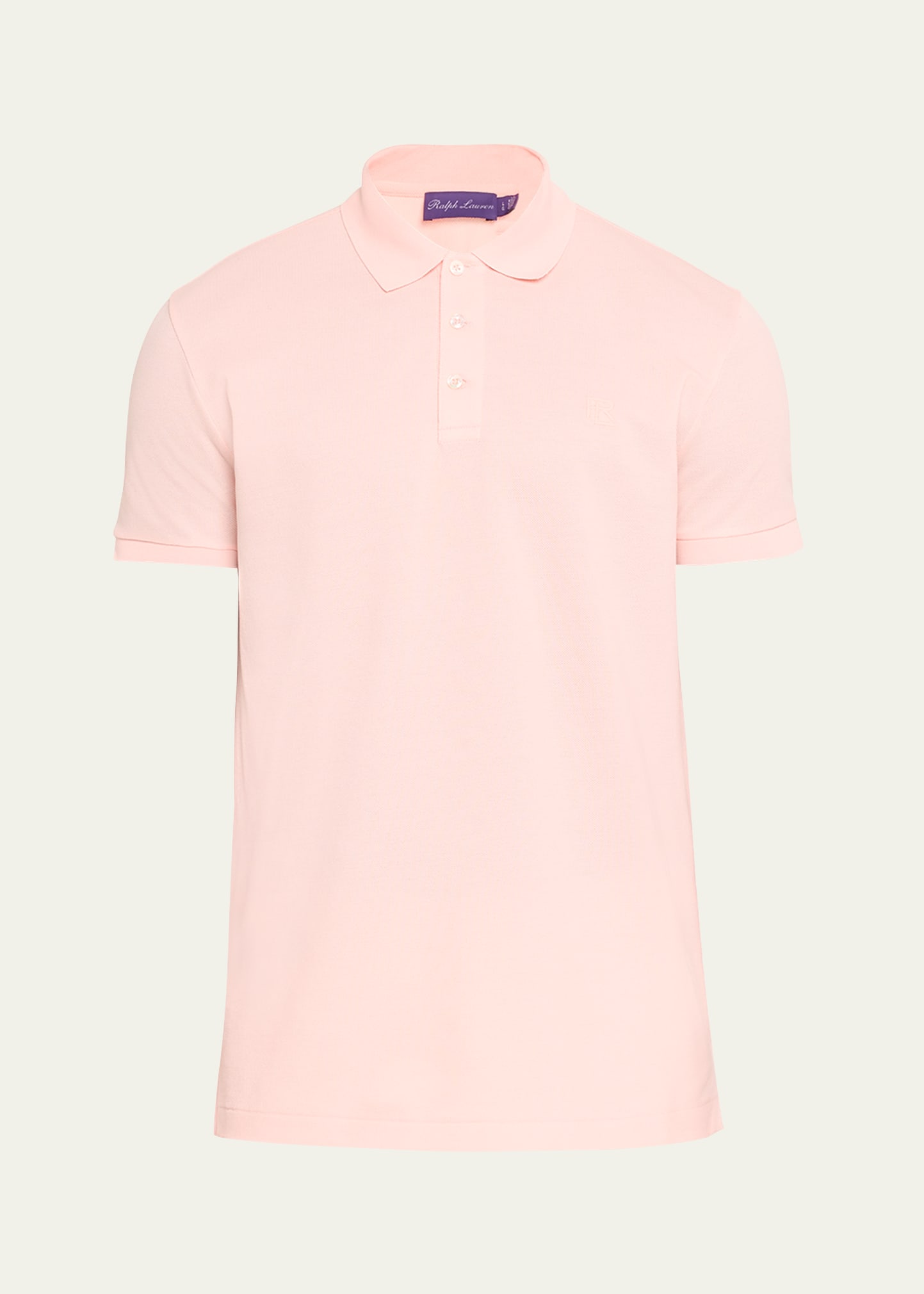 Ralph Lauren Men's Solid Pique Polo Shirt In Crstl Rose