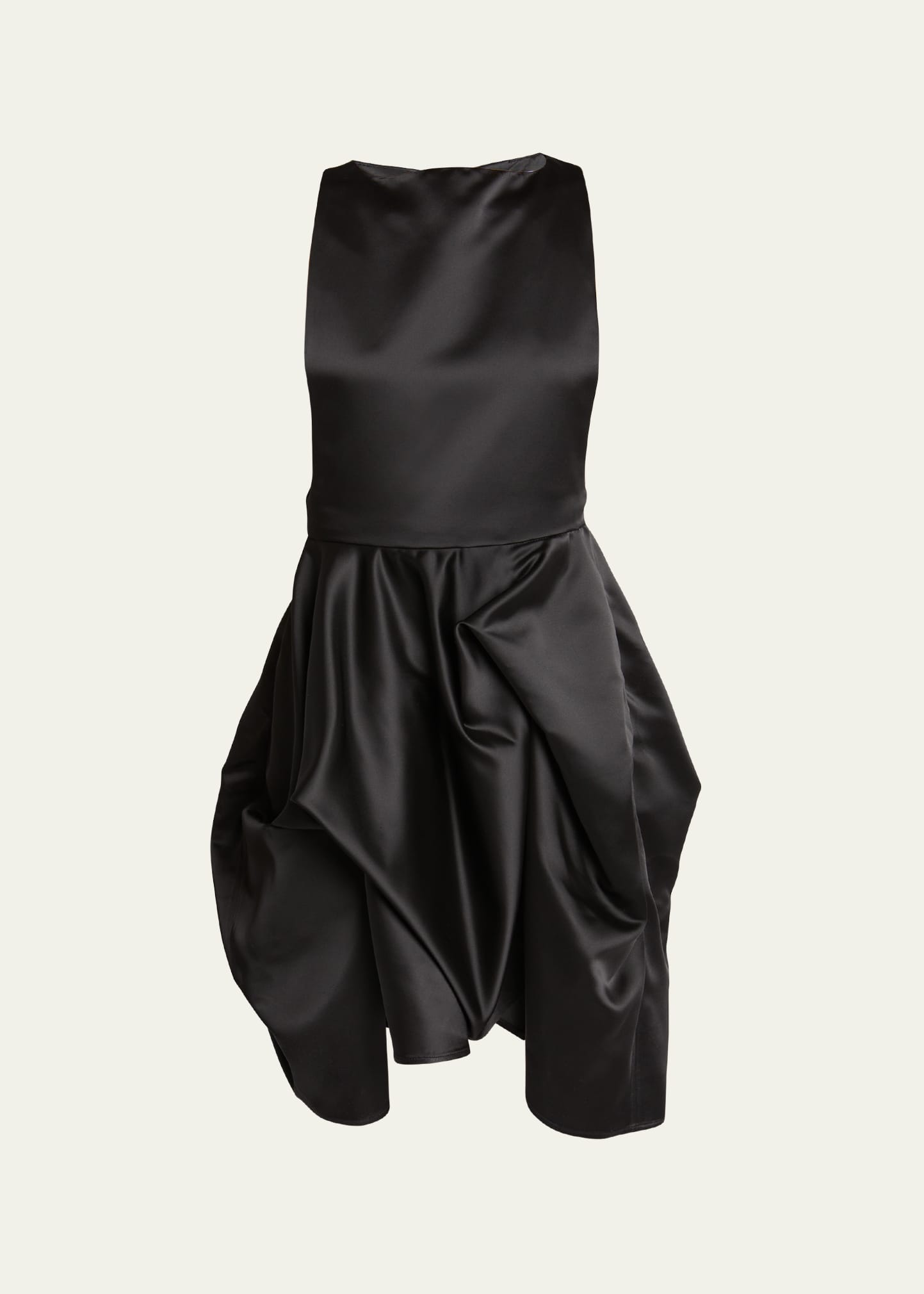 Jw Anderson Peplum Mini Dress In Black