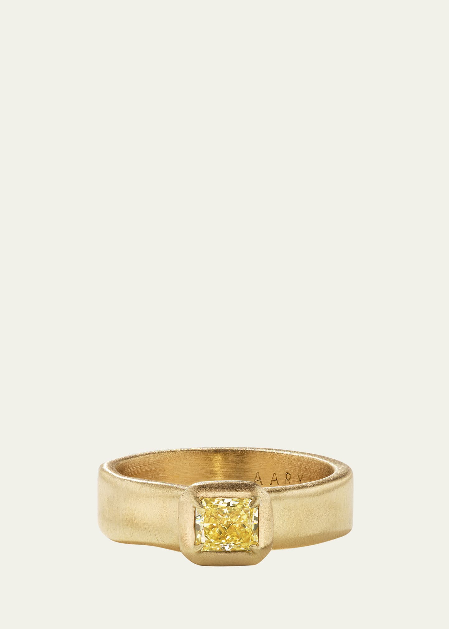 Aaryah 18k Yellow Diamond Nioma Ring In Gold