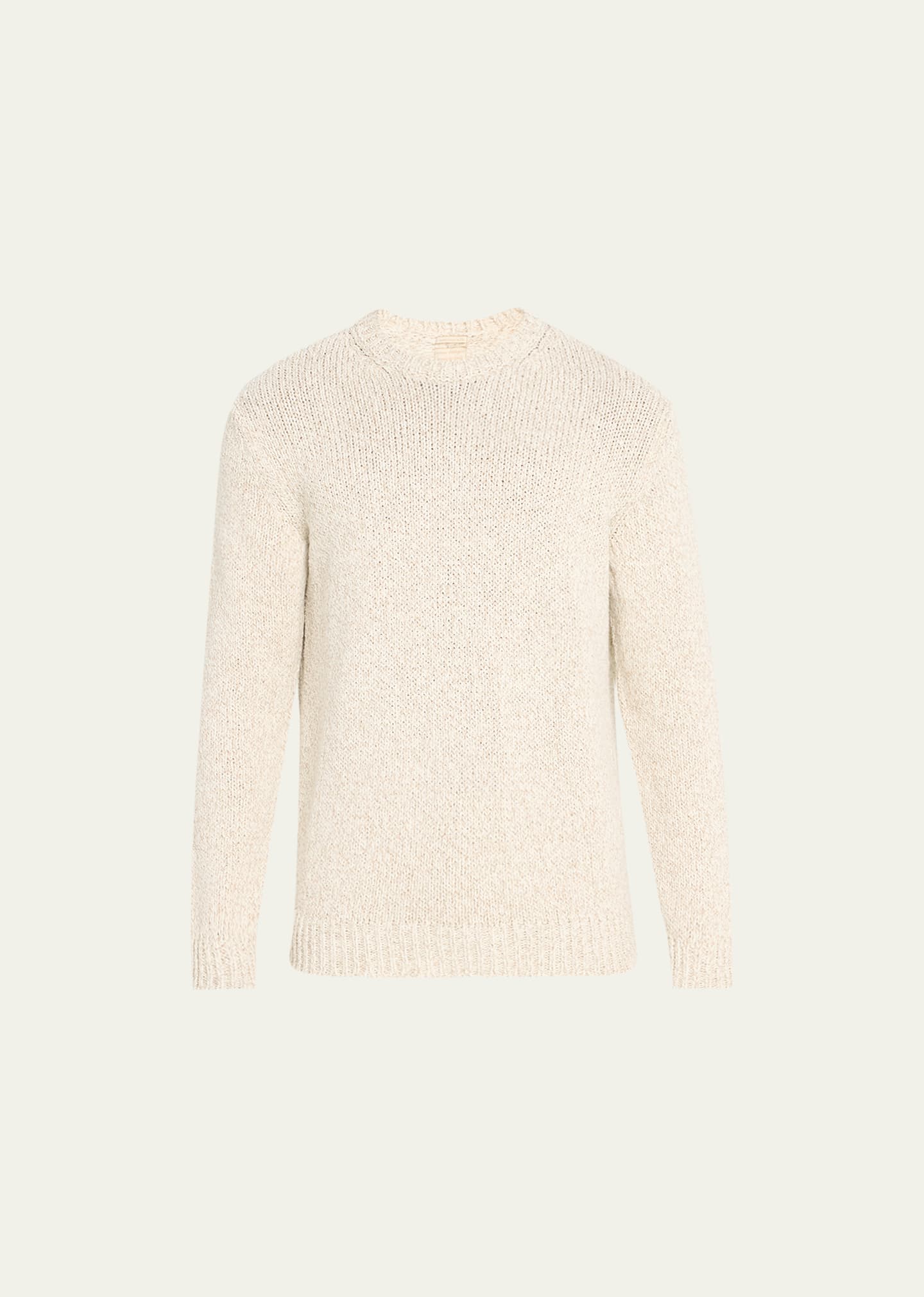 Massimo Alba Men's Knit Crewneck Sweater In Mastice