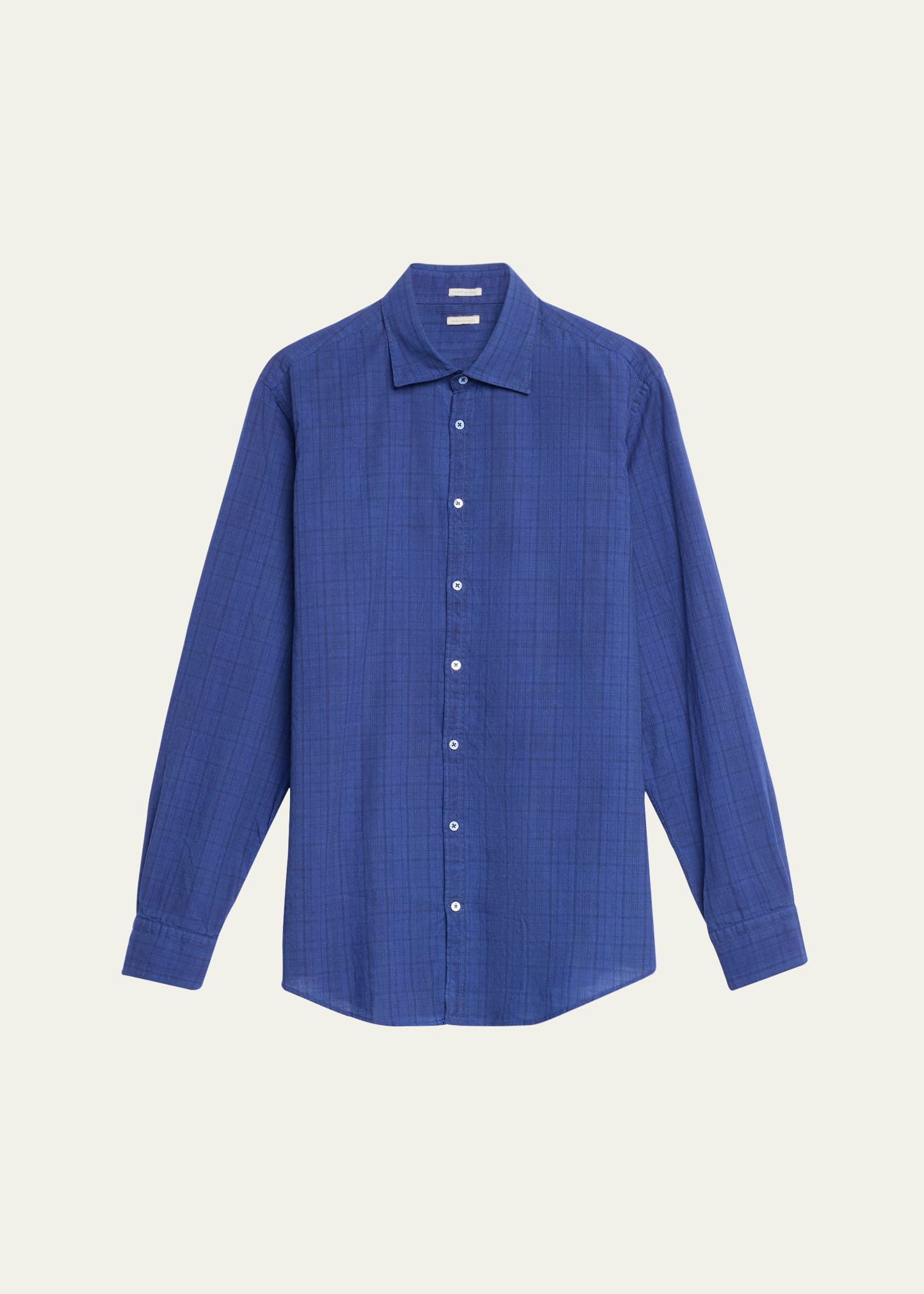 Men's Cotton Macro-Check Sport Shirt