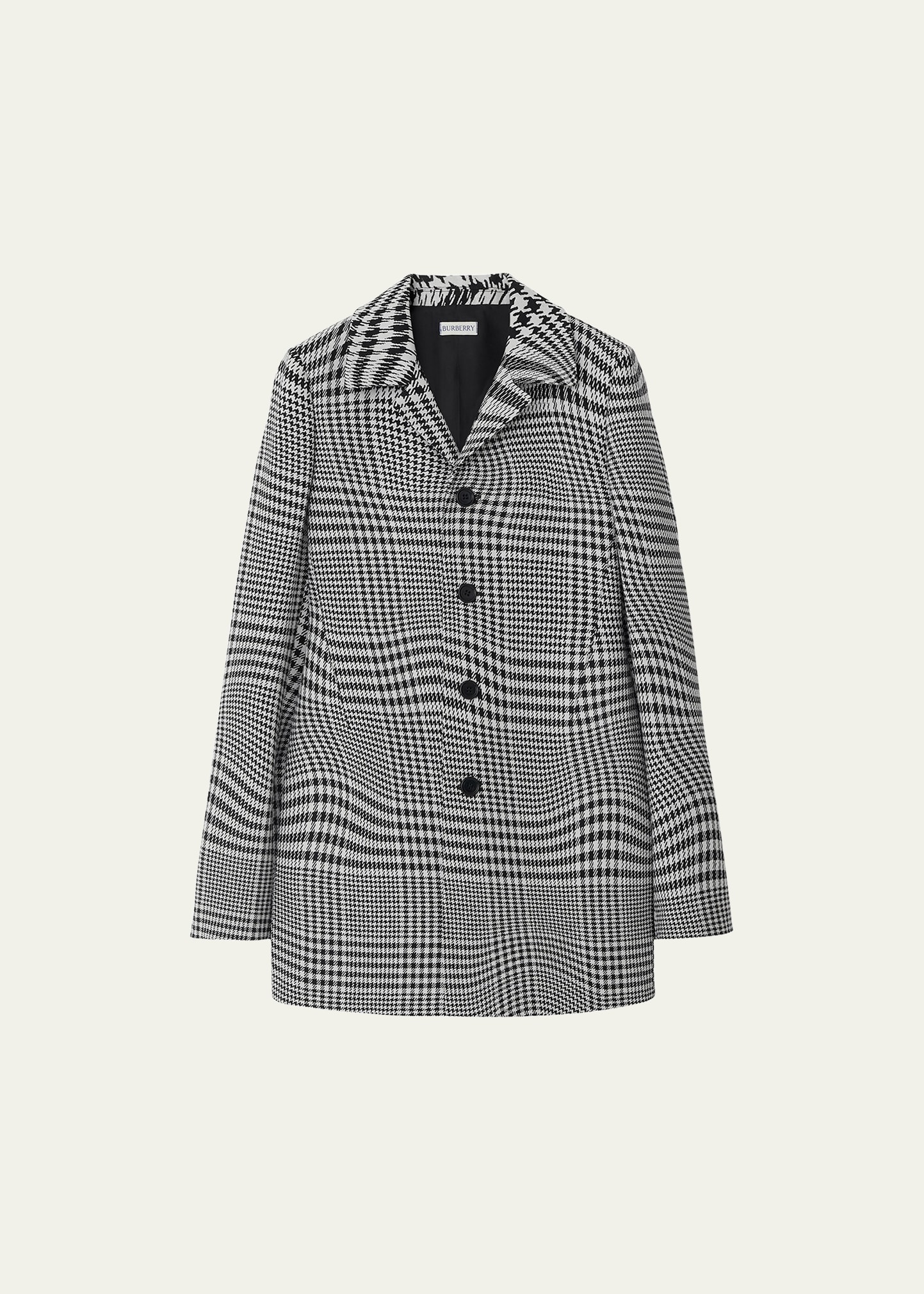 Burberry Prince of Wales Tailored Hourglass Jacket