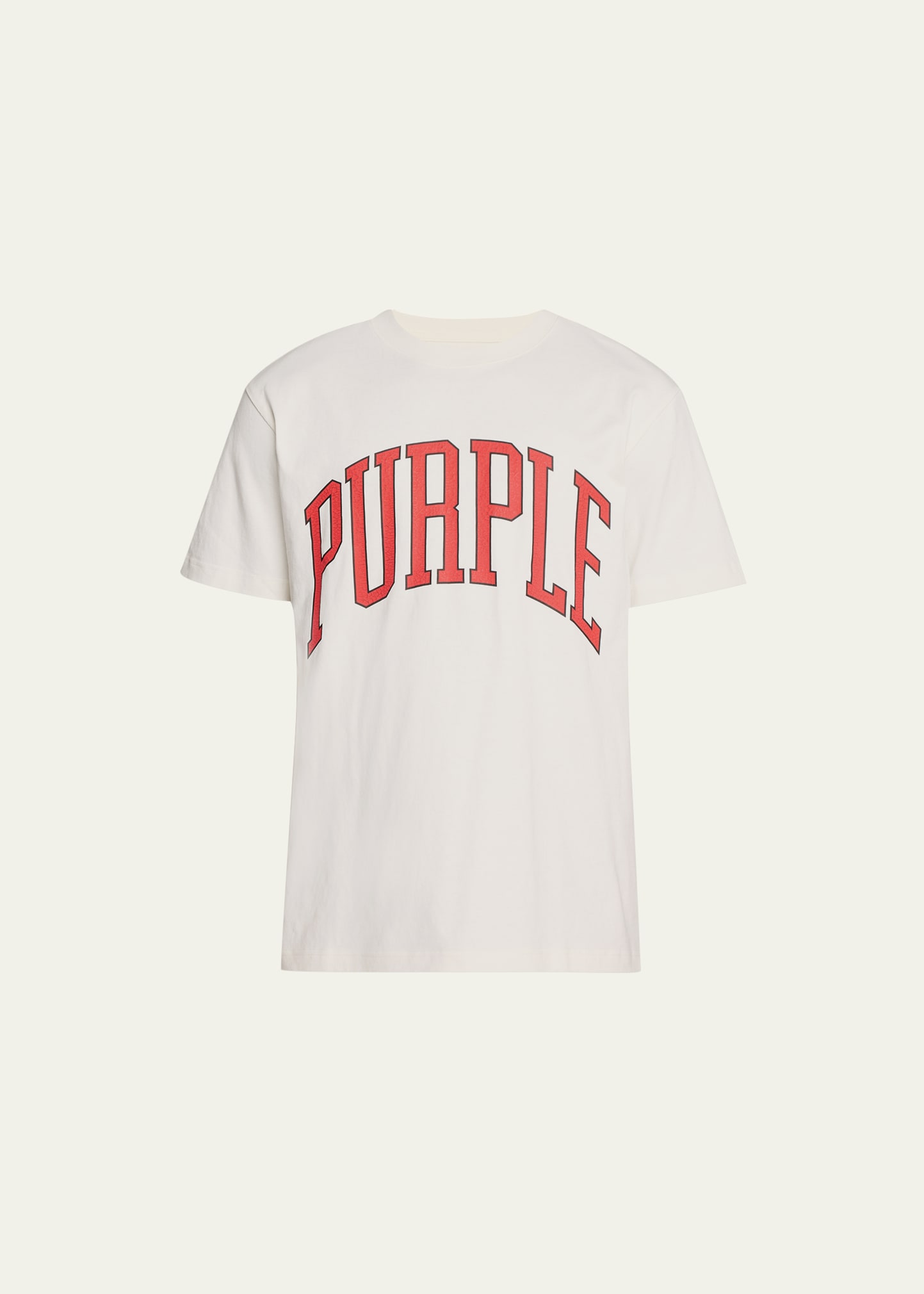 Purple Men's Heavy Jersey Logo T-shirt In Hwt Jersey Ss Tee