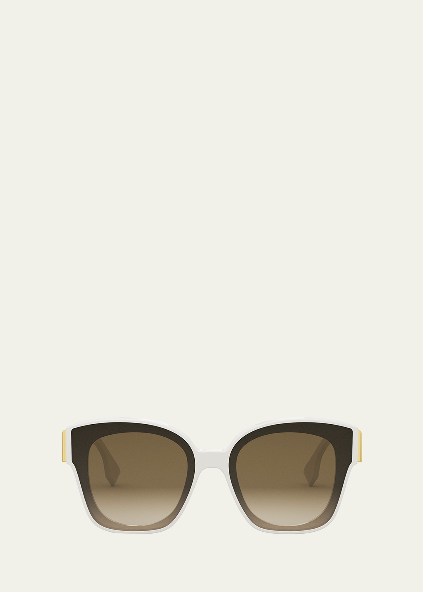 Fendi First Acetate Cat-eye Sunglasses In Dark Havana