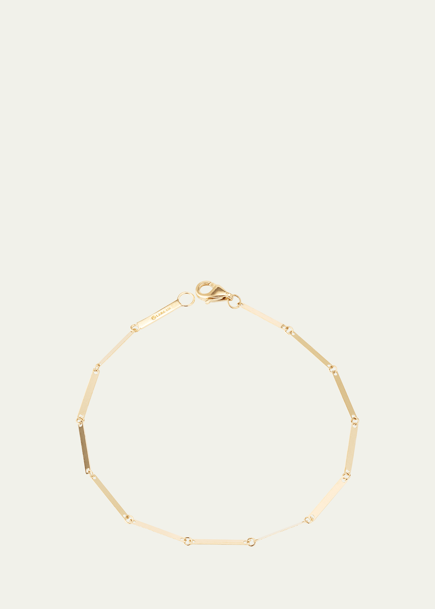 Lana 14k Yellow Gold Laser Rectangle Chain Bracelet In Yg