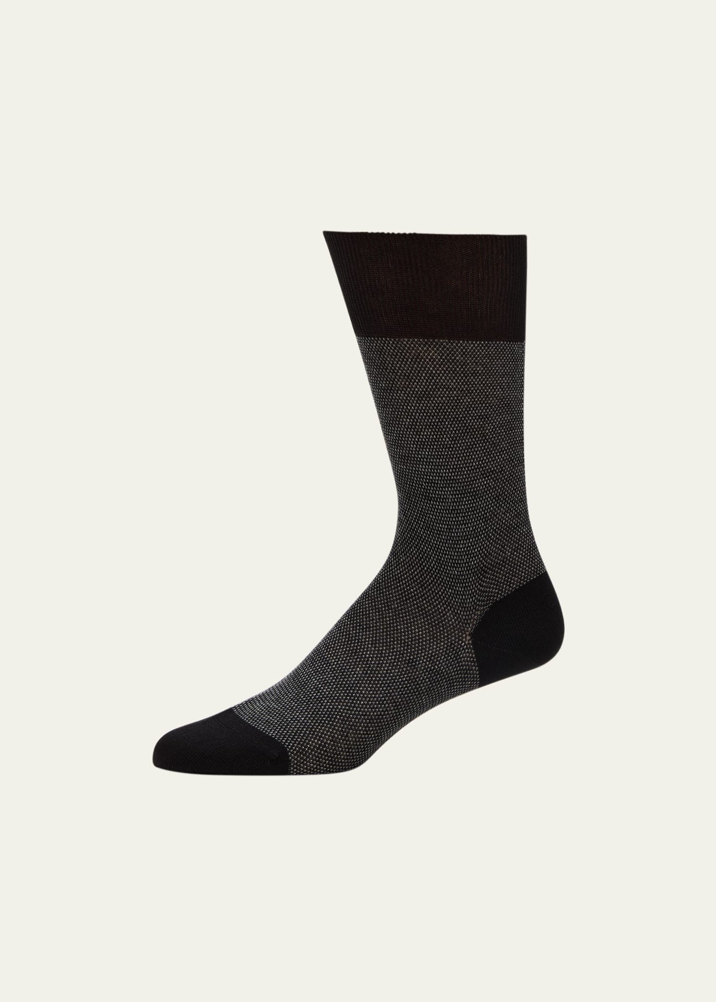 Men's Cotton-Cashmere Blend Crew Socks