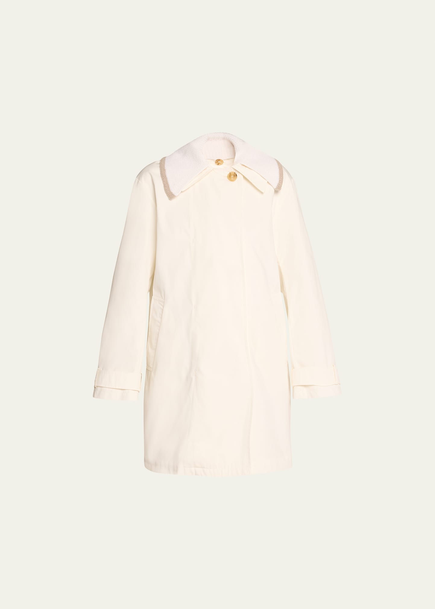 We-ar4 The Sutton Raincoat In White