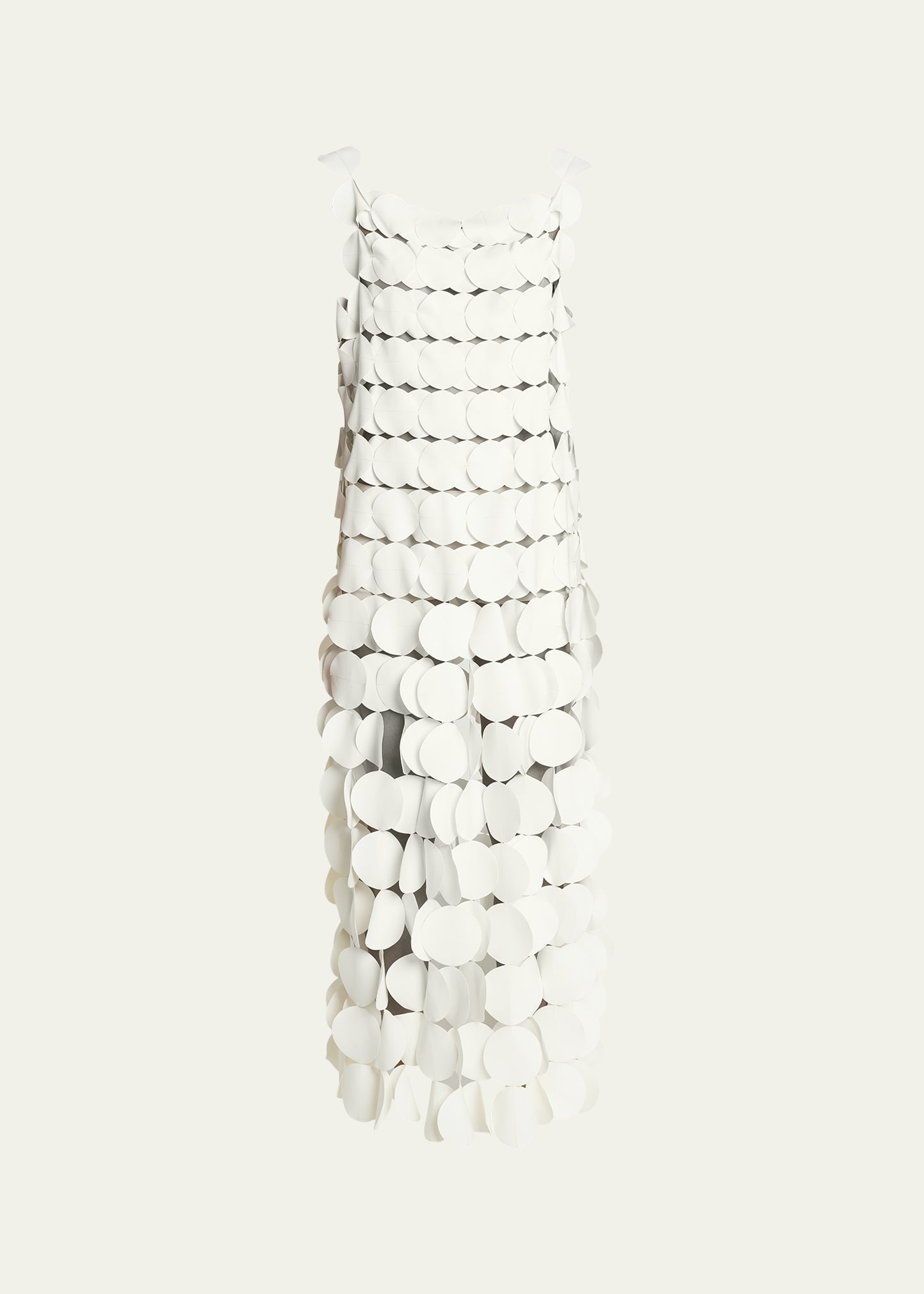 A.w.a.k.e. Double-layered Multi-circle Dress In Neutral