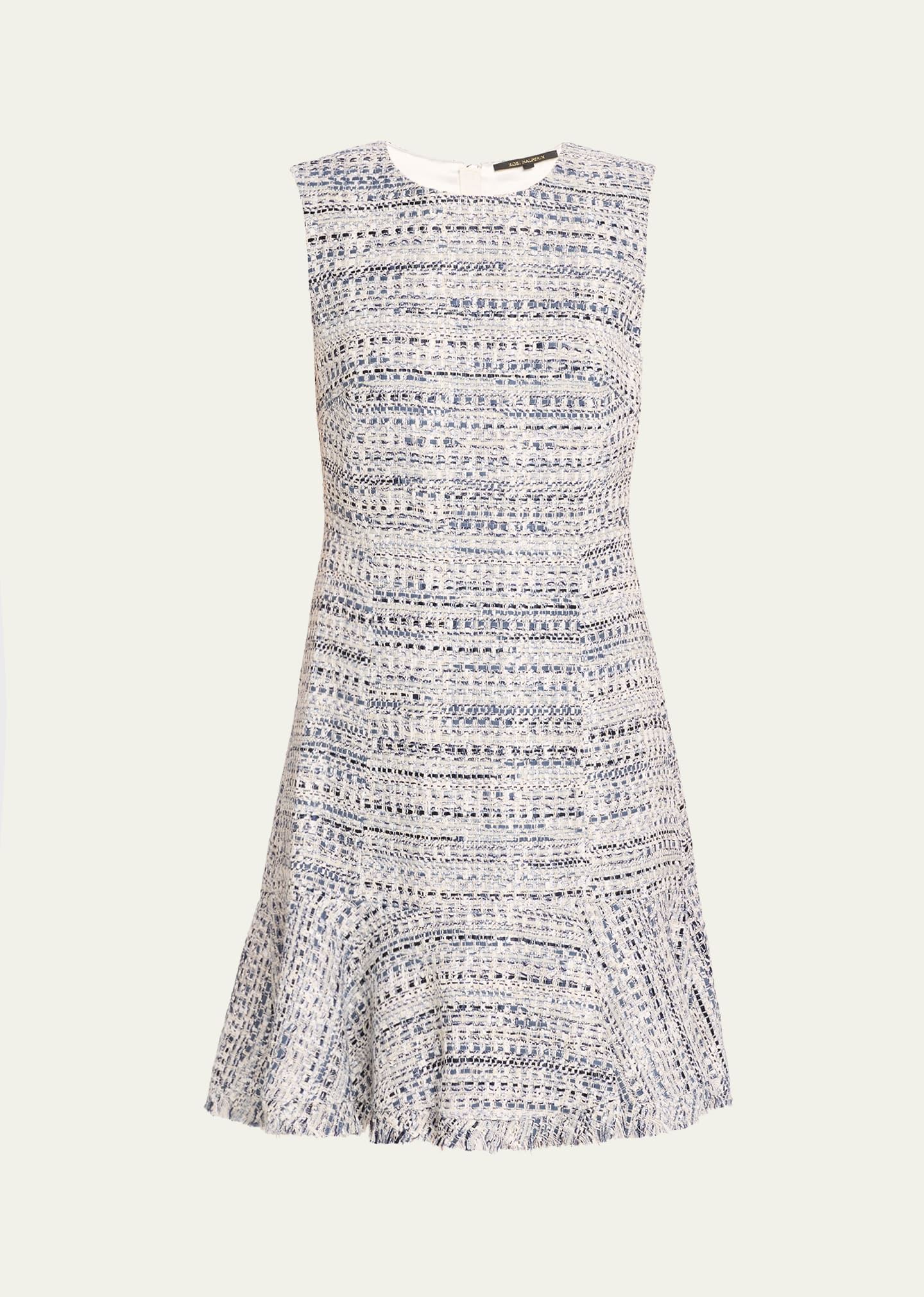 Reed Sleeveless Tweed Midi Dress