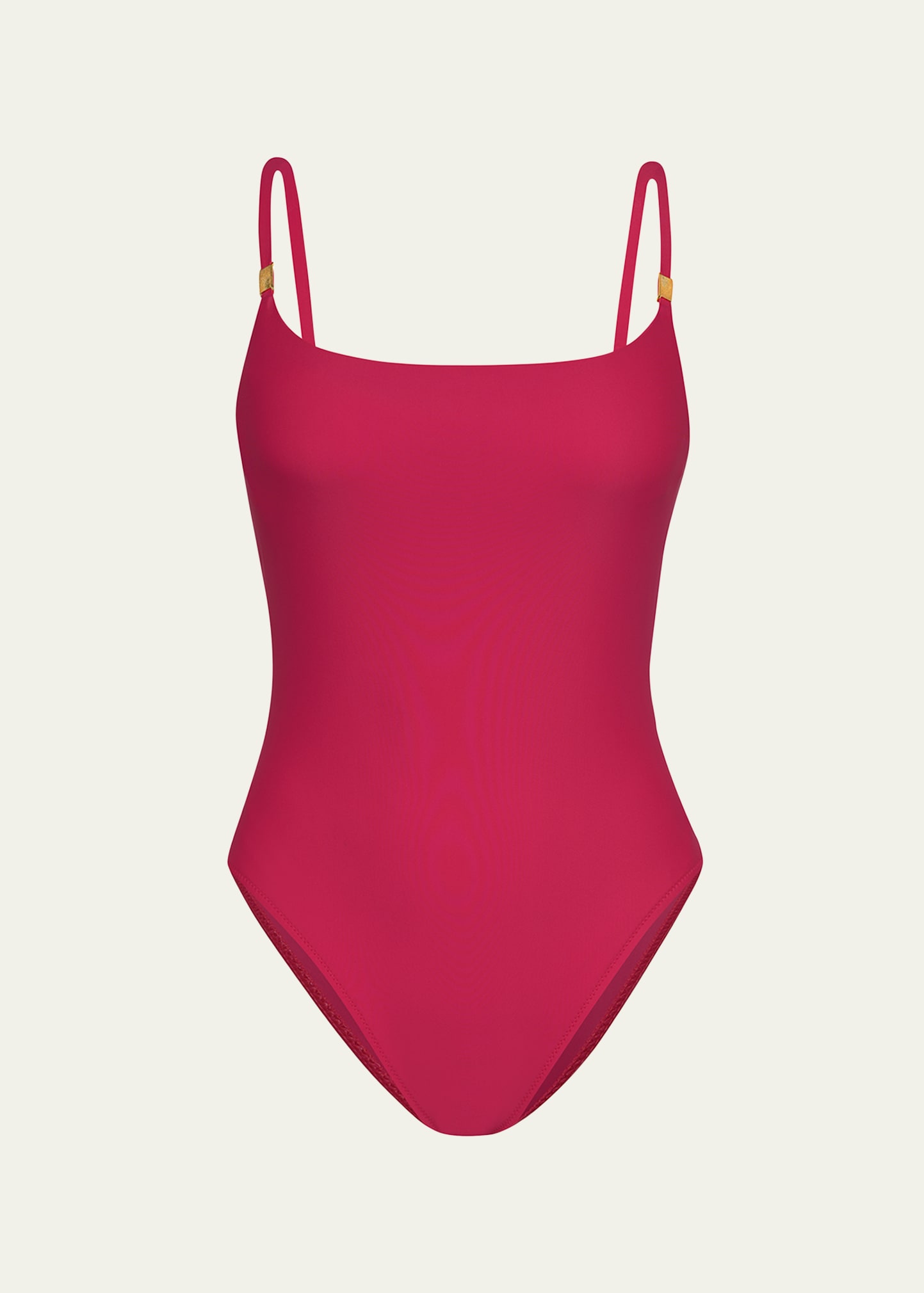 Remi Solid Basic One-Piece Swimsuit