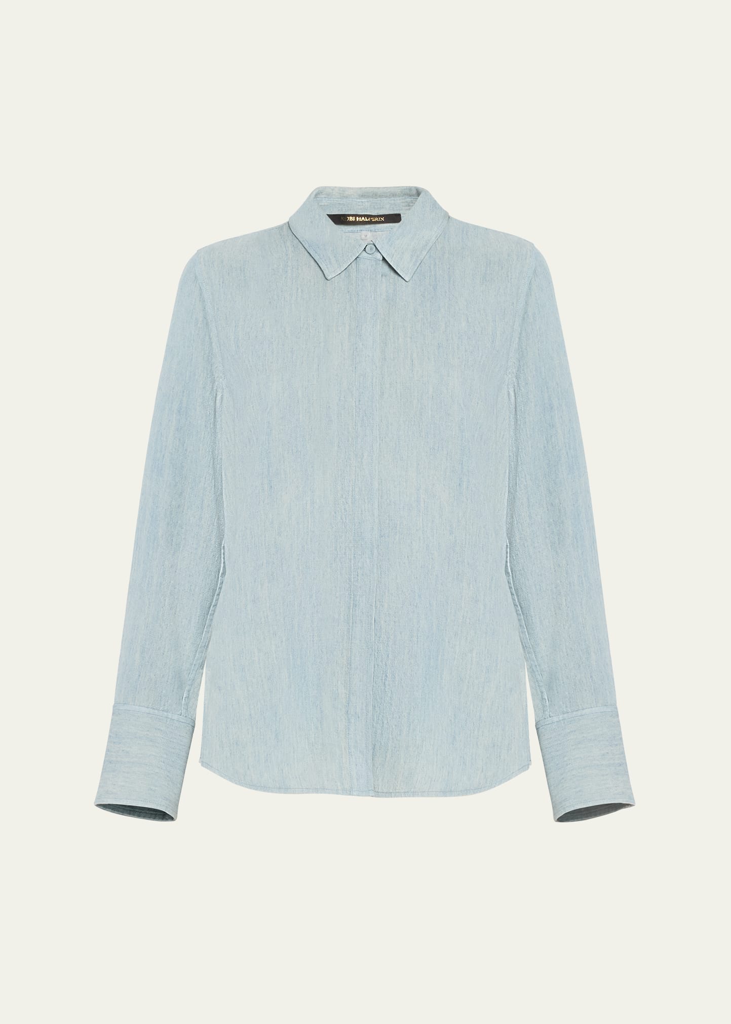Sterling Heathered Button-Down Blouse