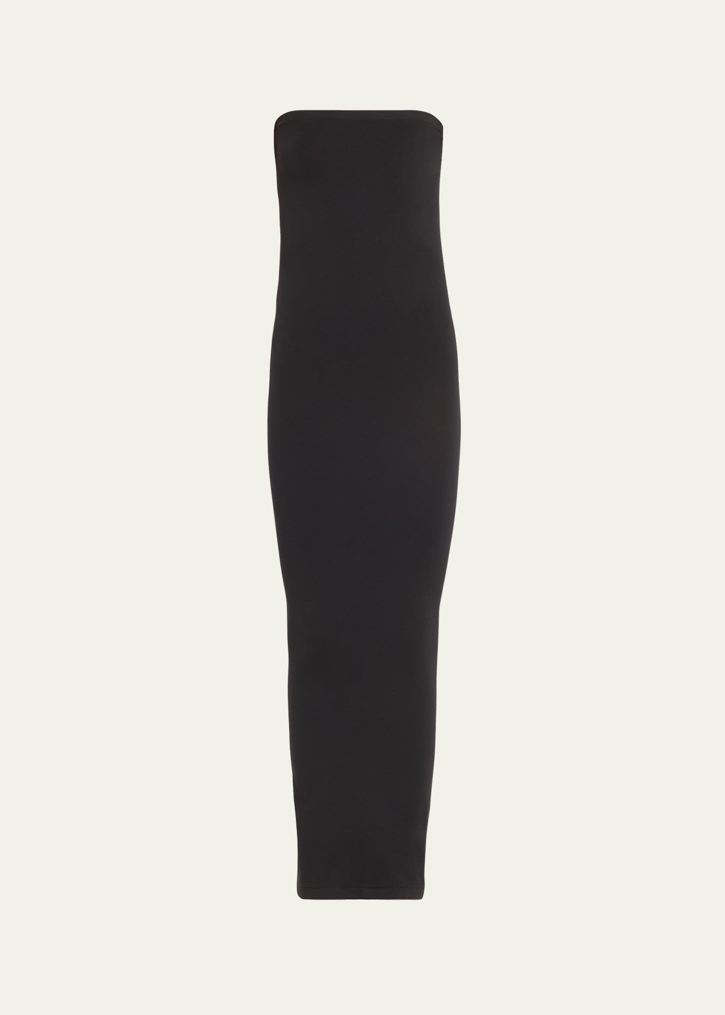 Wolford Fatal Strapless Stretch-jersey Maxi Dress In Black