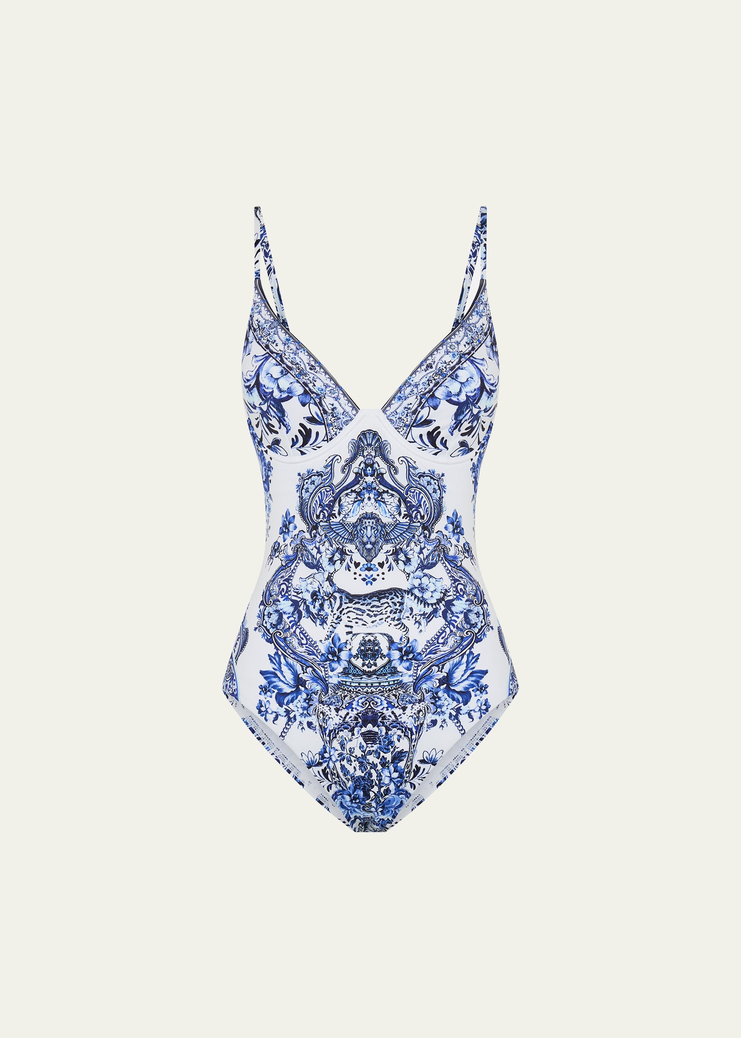 Shop Camilla Glaze And Graze Soft Cup Underwire One-piece Swimsuit