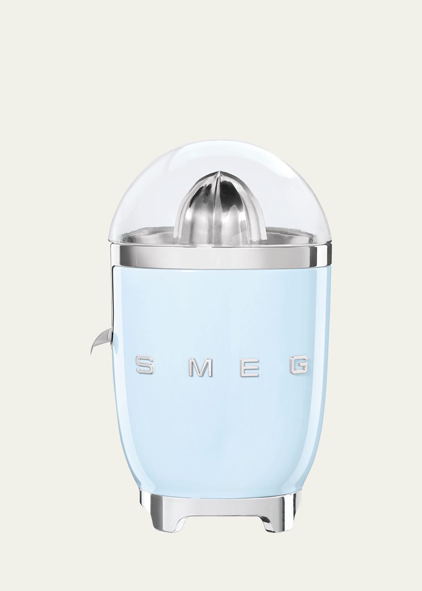 Smeg Retro Citrus Juicer In Pastel Blue