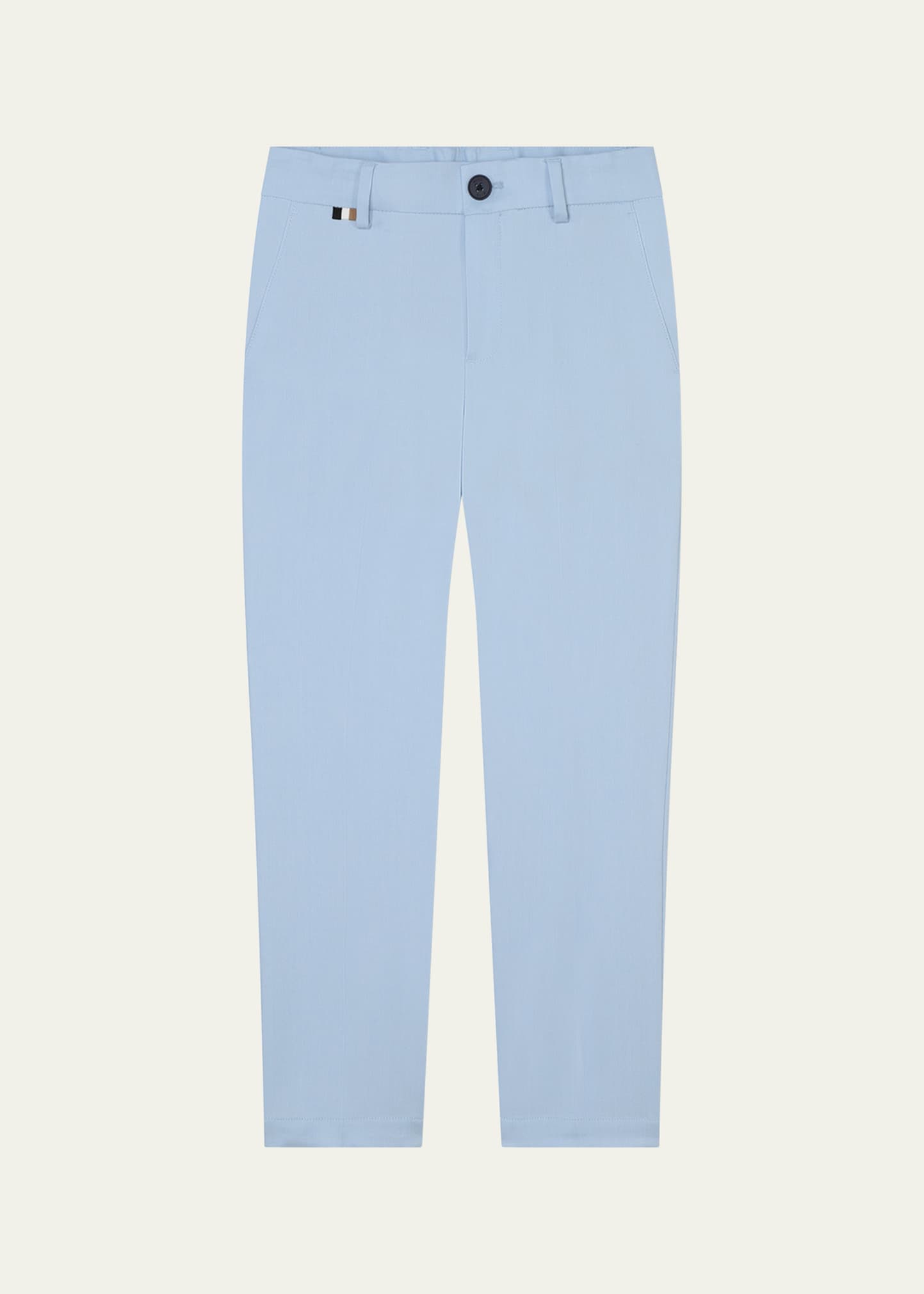 Shop Hugo Boss Boss Straight Leg Suit Pants In 783-pale Blue