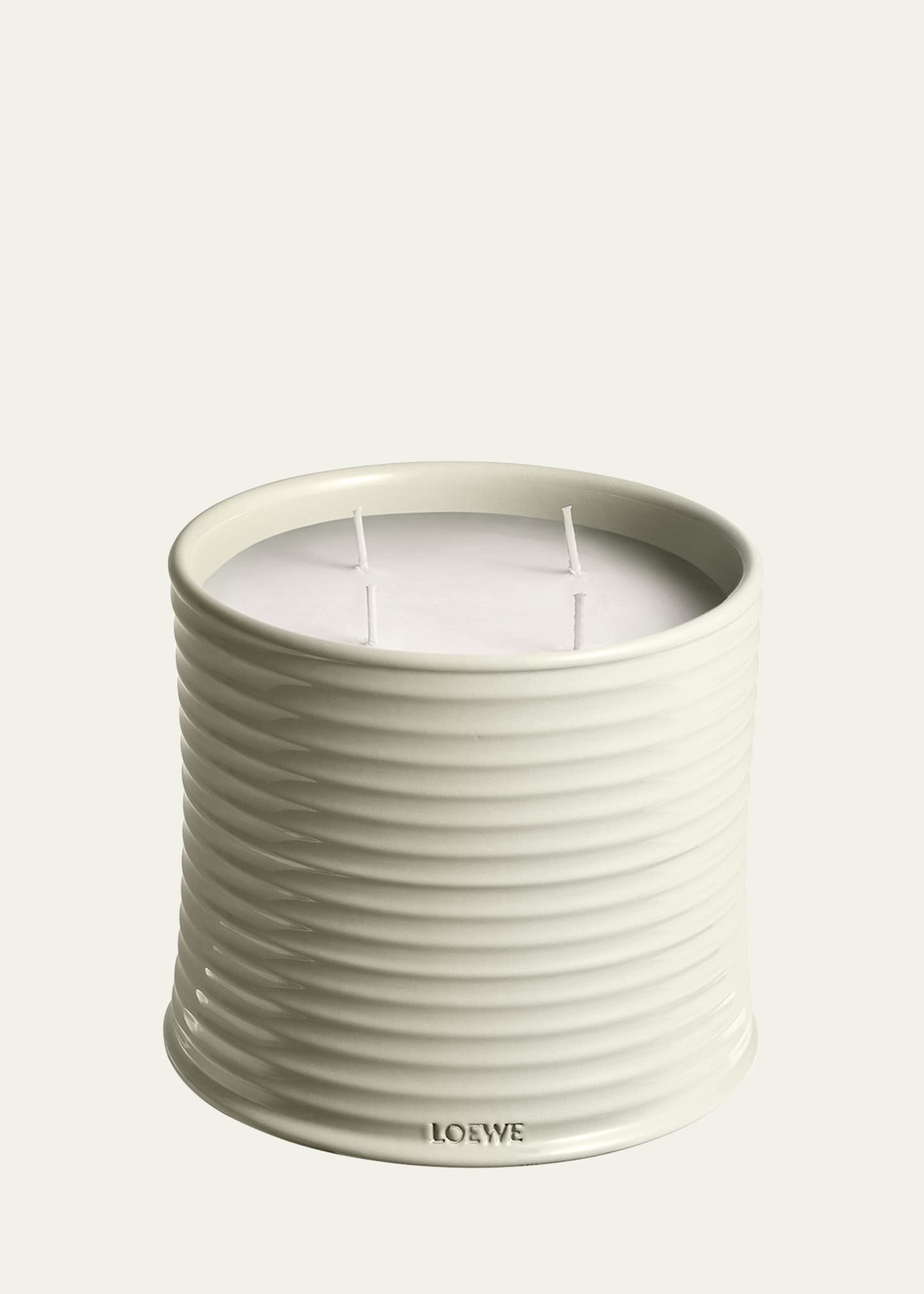 Loewe Mushroom Candle, 2120 G In White