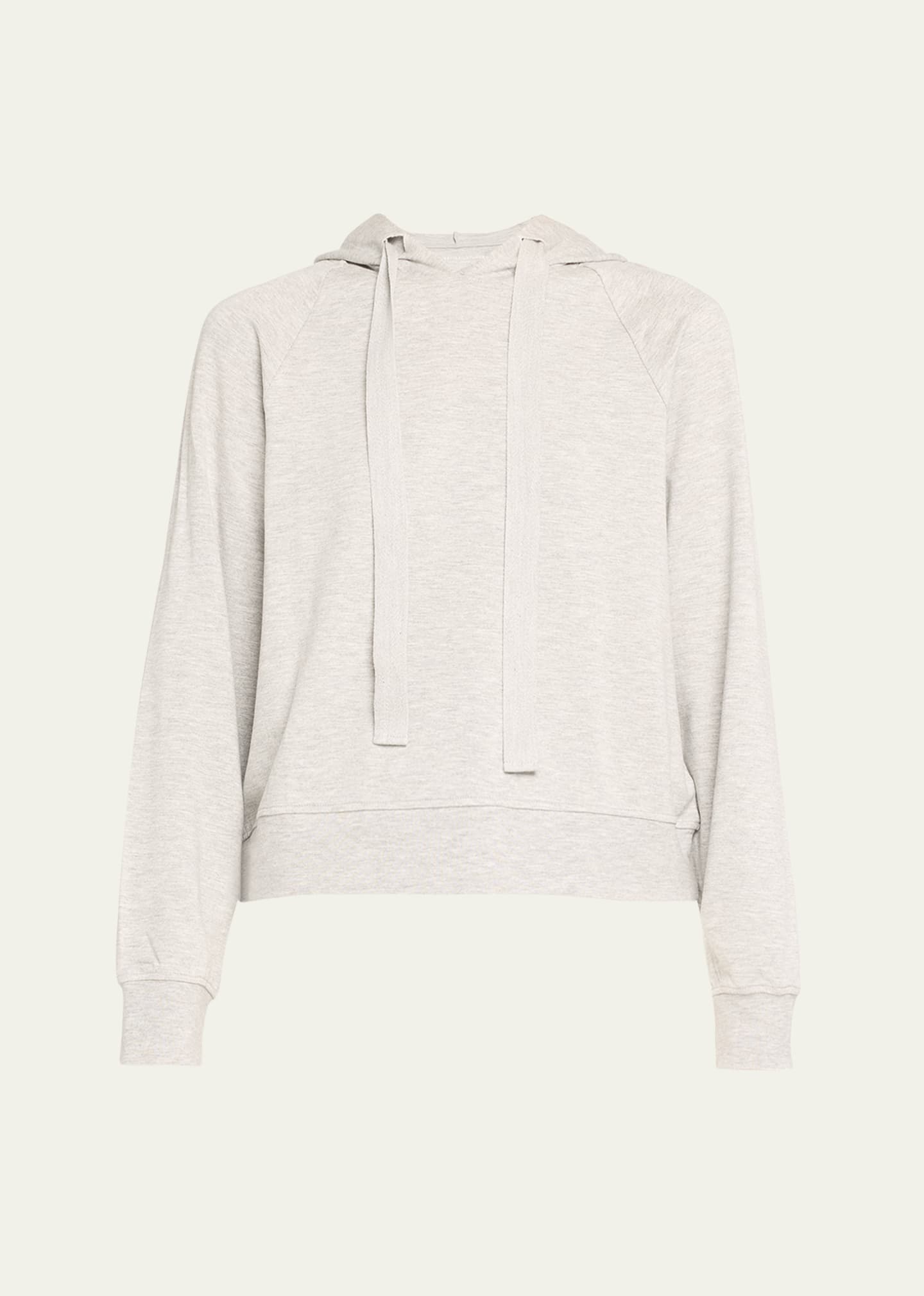 French Terry Hoodie with Grosgrain Trim