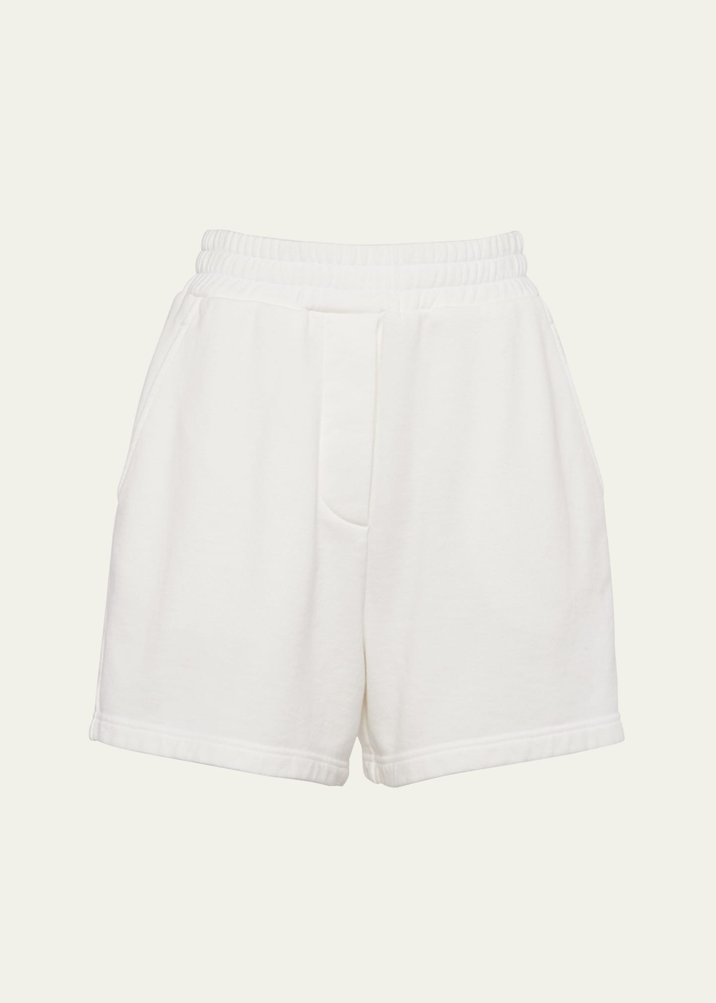 Plush Elastic Waist Shorts