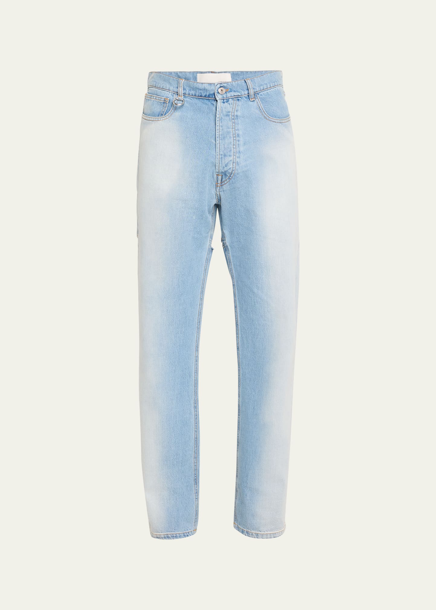 Shop Random Identities Men's Loose-fit Jeans With Back Slash In 13240- Sunfade