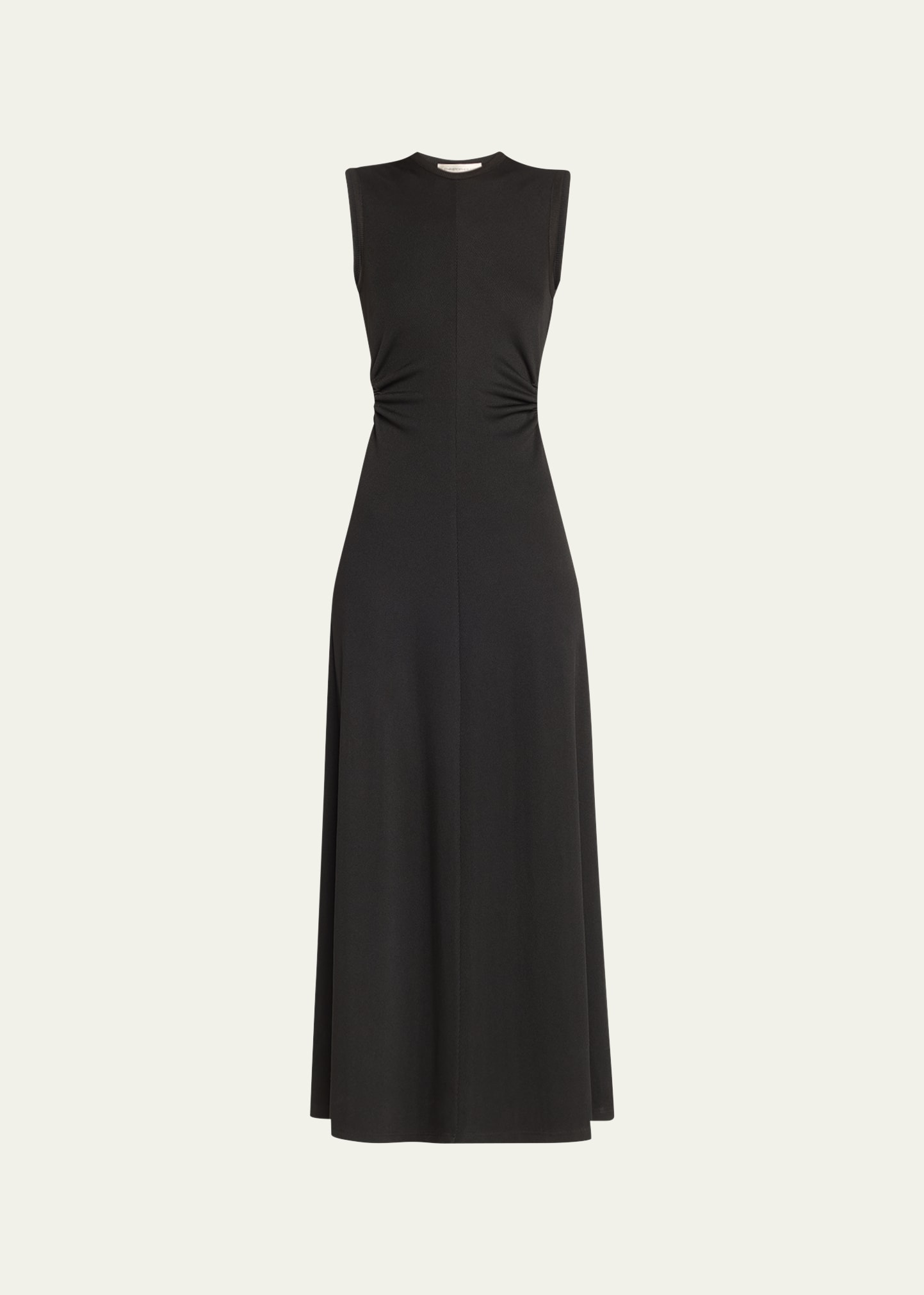 Shop Christopher Esber Orbit Fran Flared Cutout Dress In Black