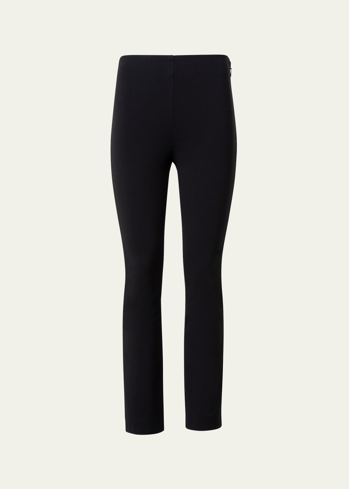 Akris Punto Cindy Signature Jersey Bootcut Pants In Black