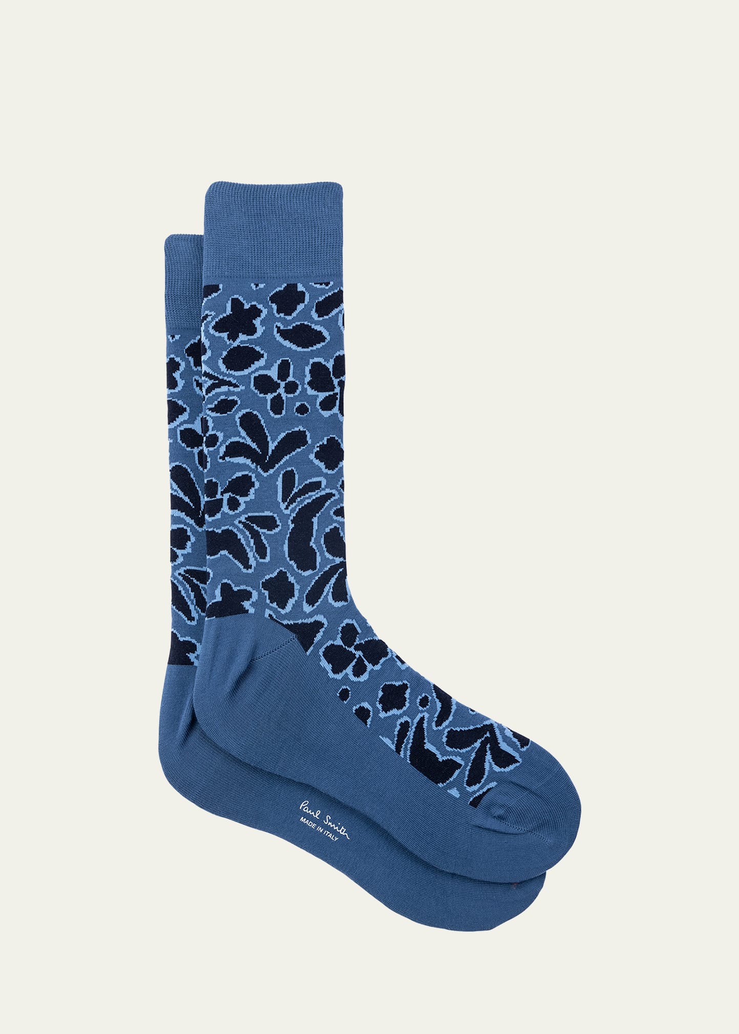 Shop Paul Smith Men's Finlay Camo Socks In Turquoise