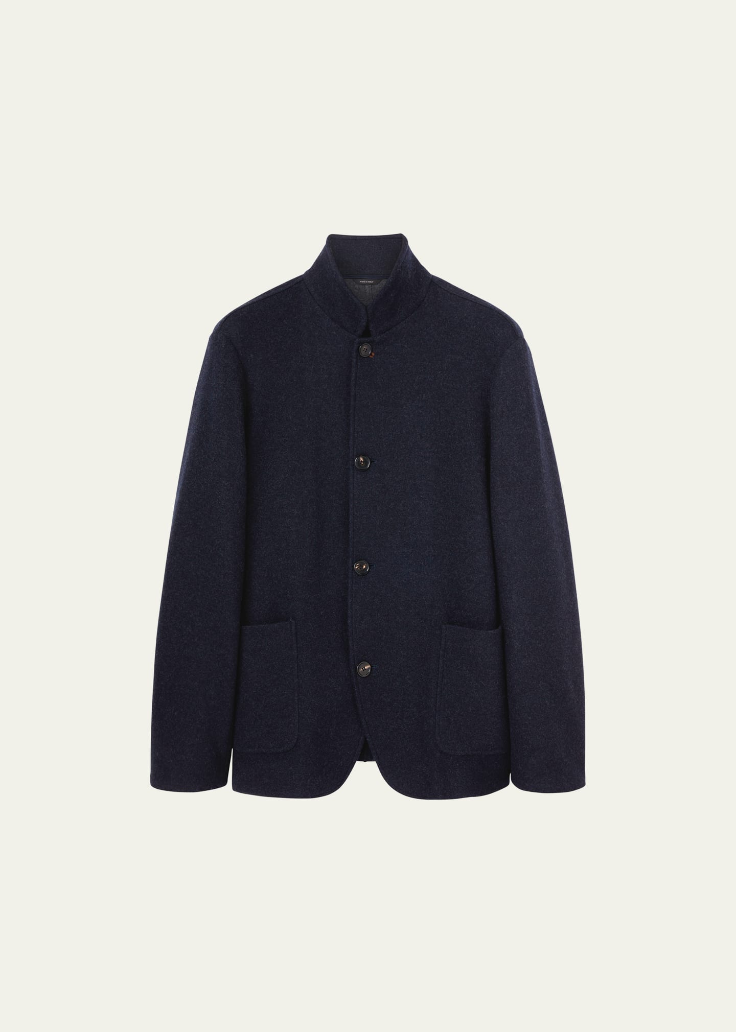 Shop Loro Piana Men's Spagna Cashmere Blouson Jacket In Bz80 Blue Navy Gr