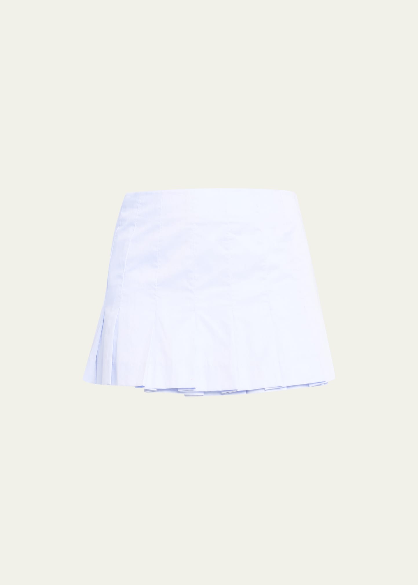 Beare Park Pleated Wrap Micro Skirt In Blue