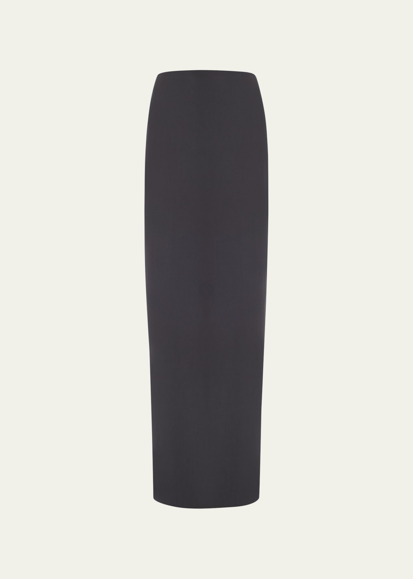 Beare Park Cotton Column Maxi Skirt In Black
