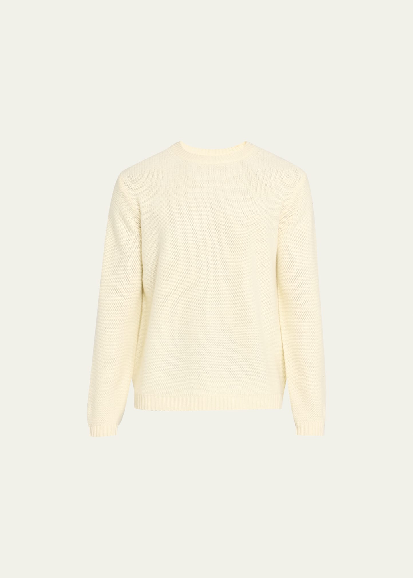 Men's Textured Cashmere Crewneck Sweater