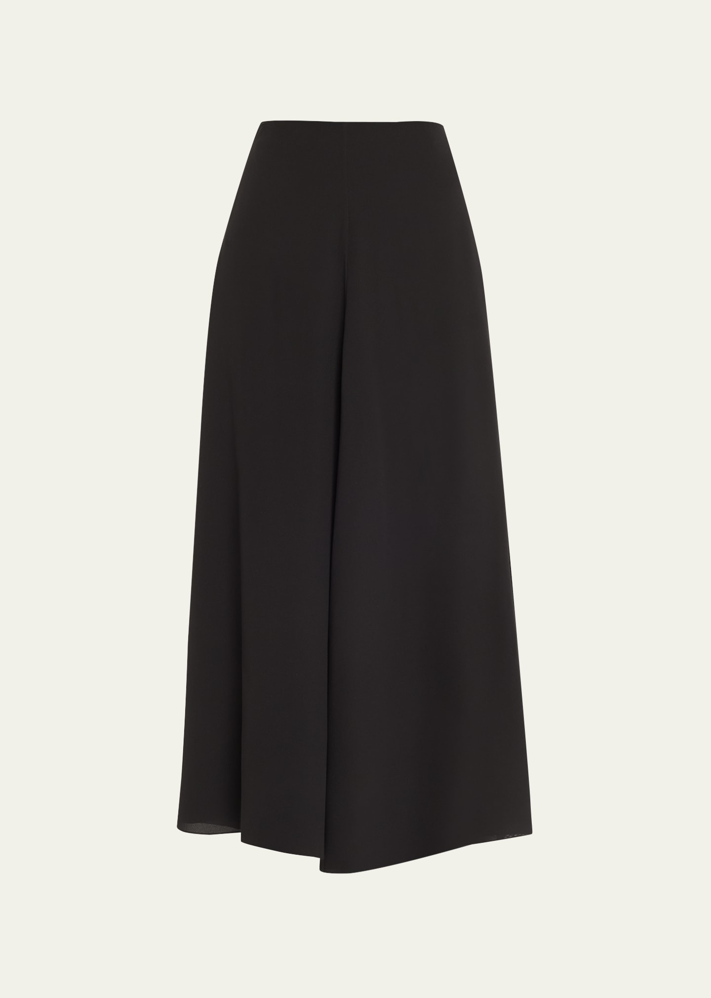 Chloé Mesh Godet A-line Maxi Skirt In Black