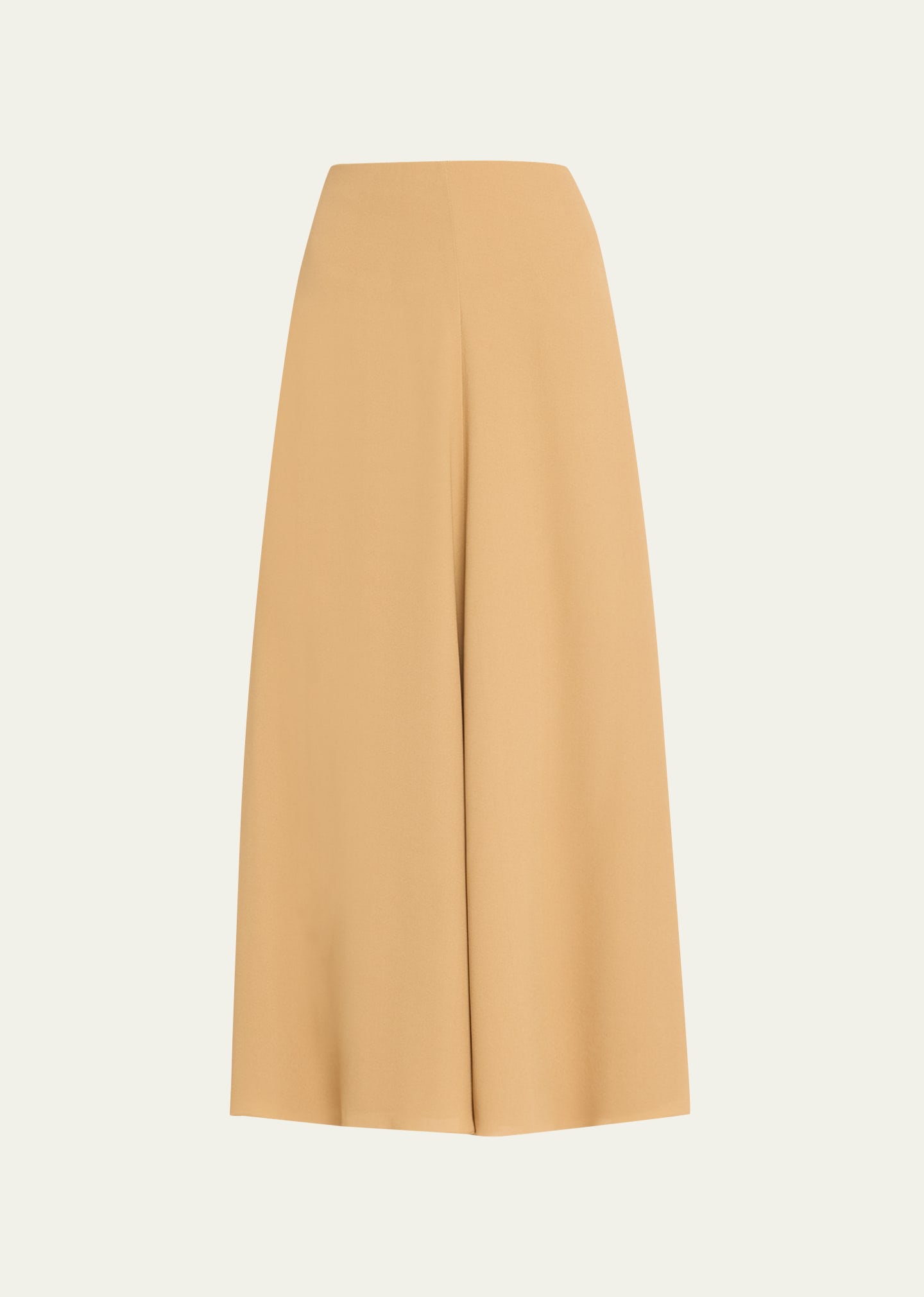 Chloé Mesh Godet A-line Maxi Skirt In Seed Brown