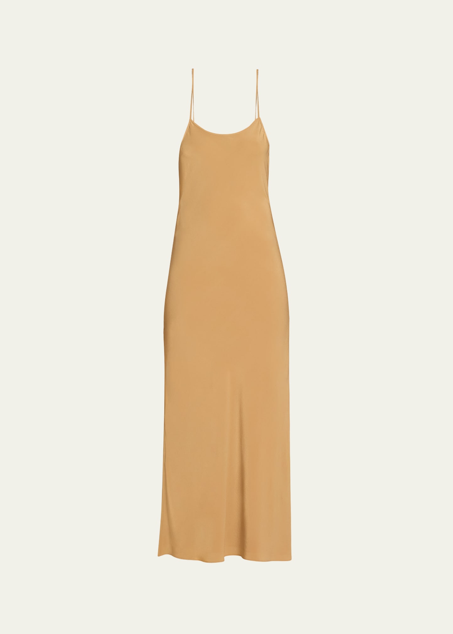 x Atelier Jolie Sleeveless Silk Maxi Slip Dress