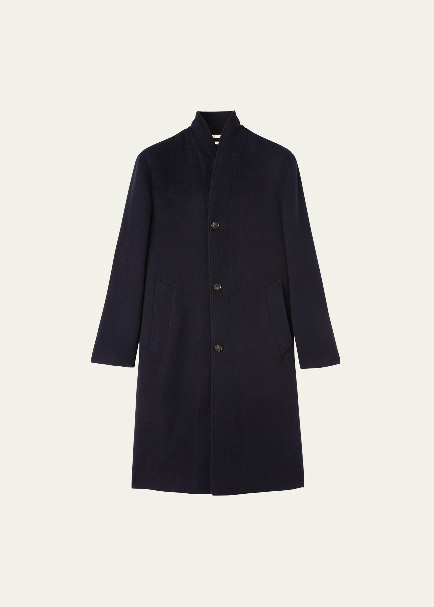 Loro Piana Daito Single-breasted Cashmere Coat In W000 Blue Navy