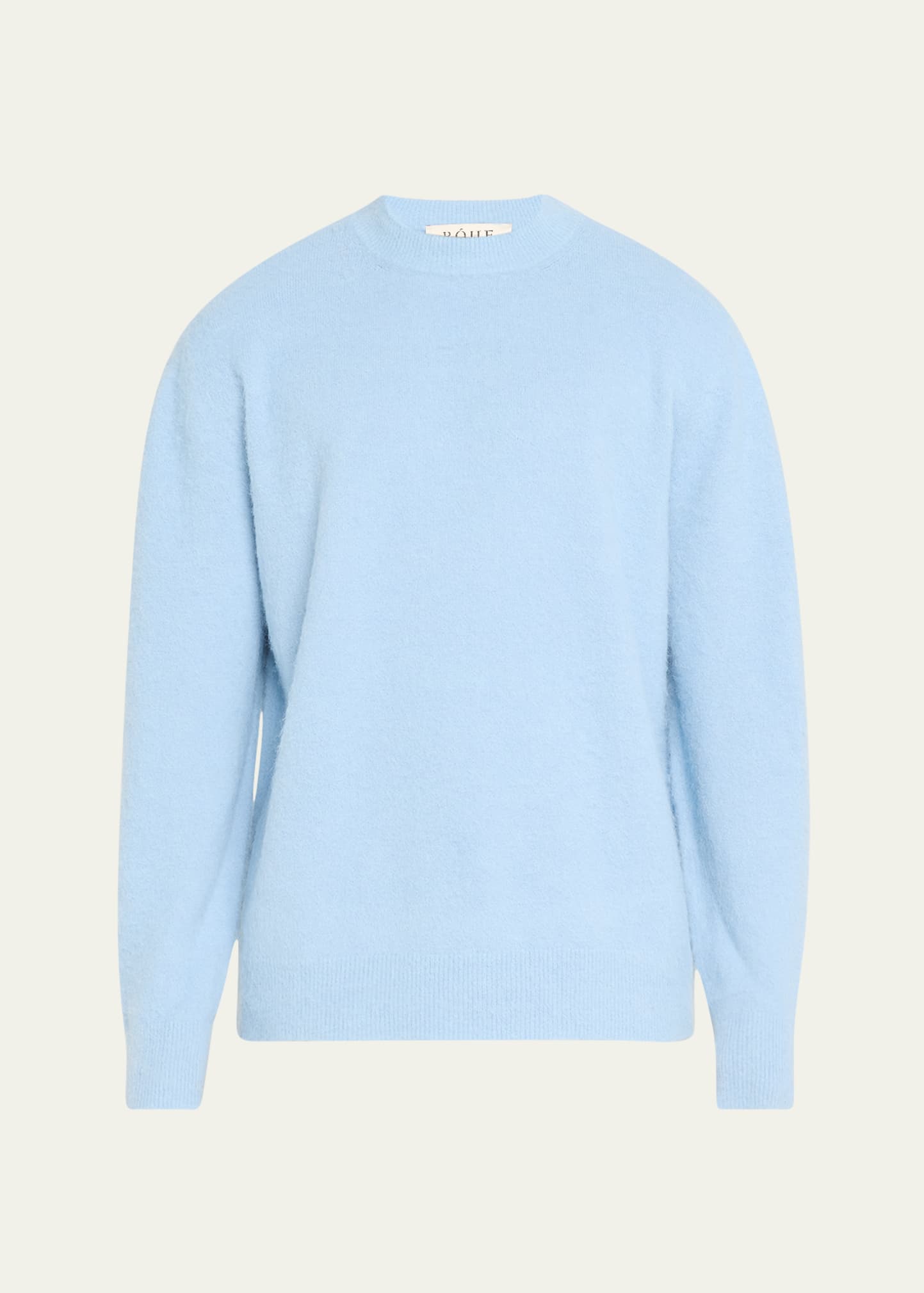 Men's Fuzzy Wool-Blend Sweater
