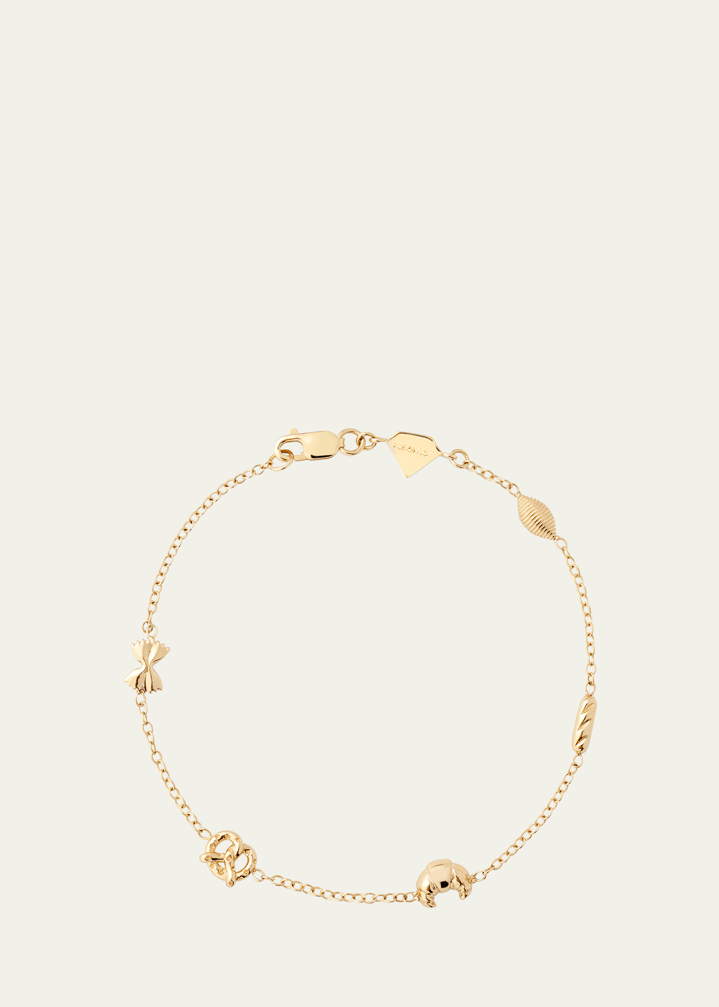14K Yellow Gold Carbs By-The-Yard Bracelet
