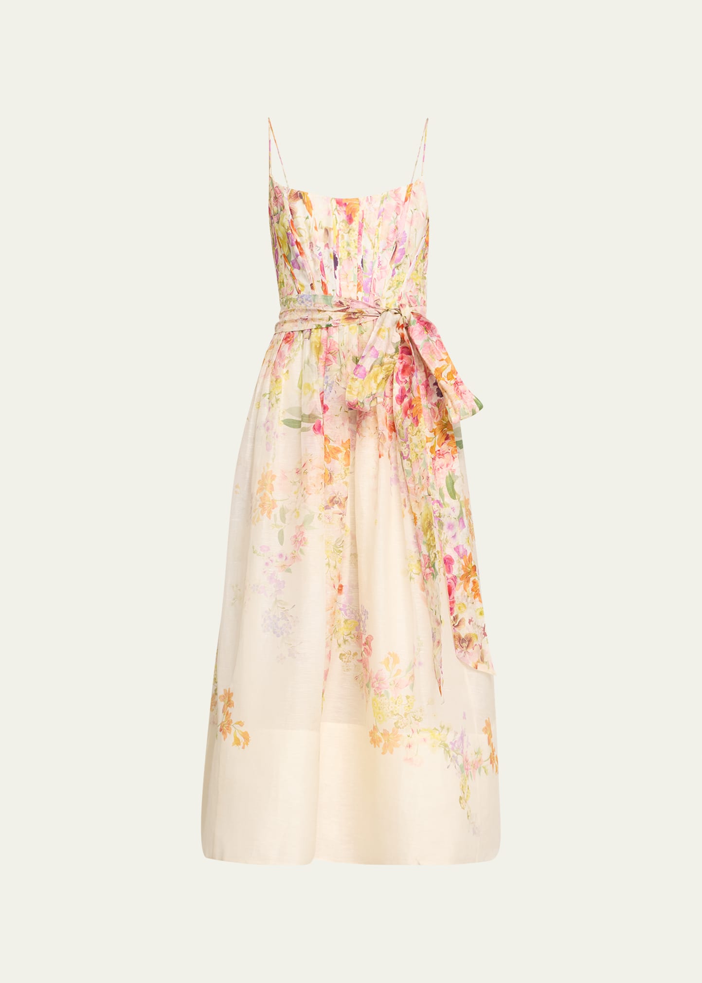 knee length dresses for ladies Natura Liftoff Flower Midi Dress main image 0