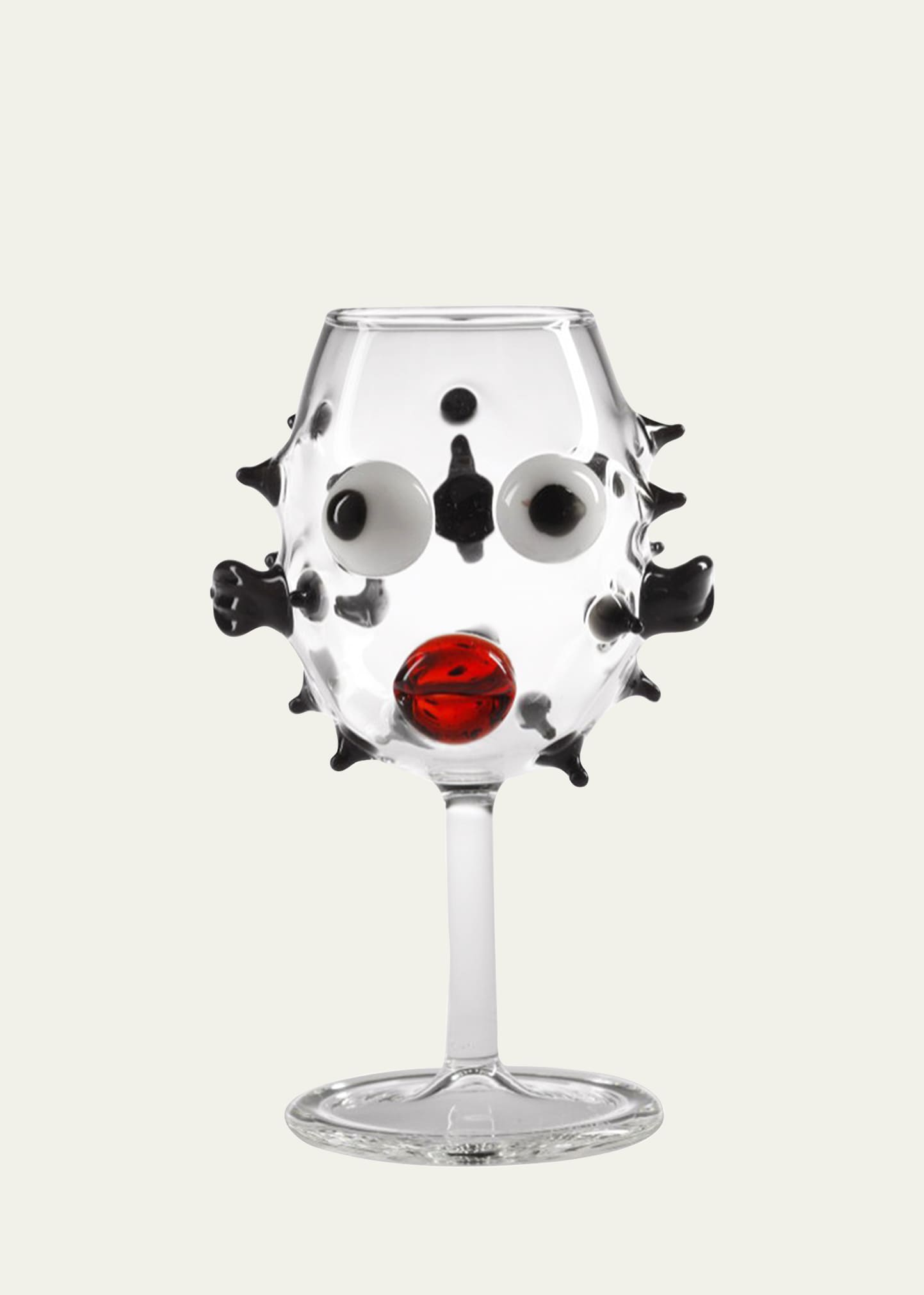 Shop Massimo Lunardon Puffer Fish Wine Glass In Multi