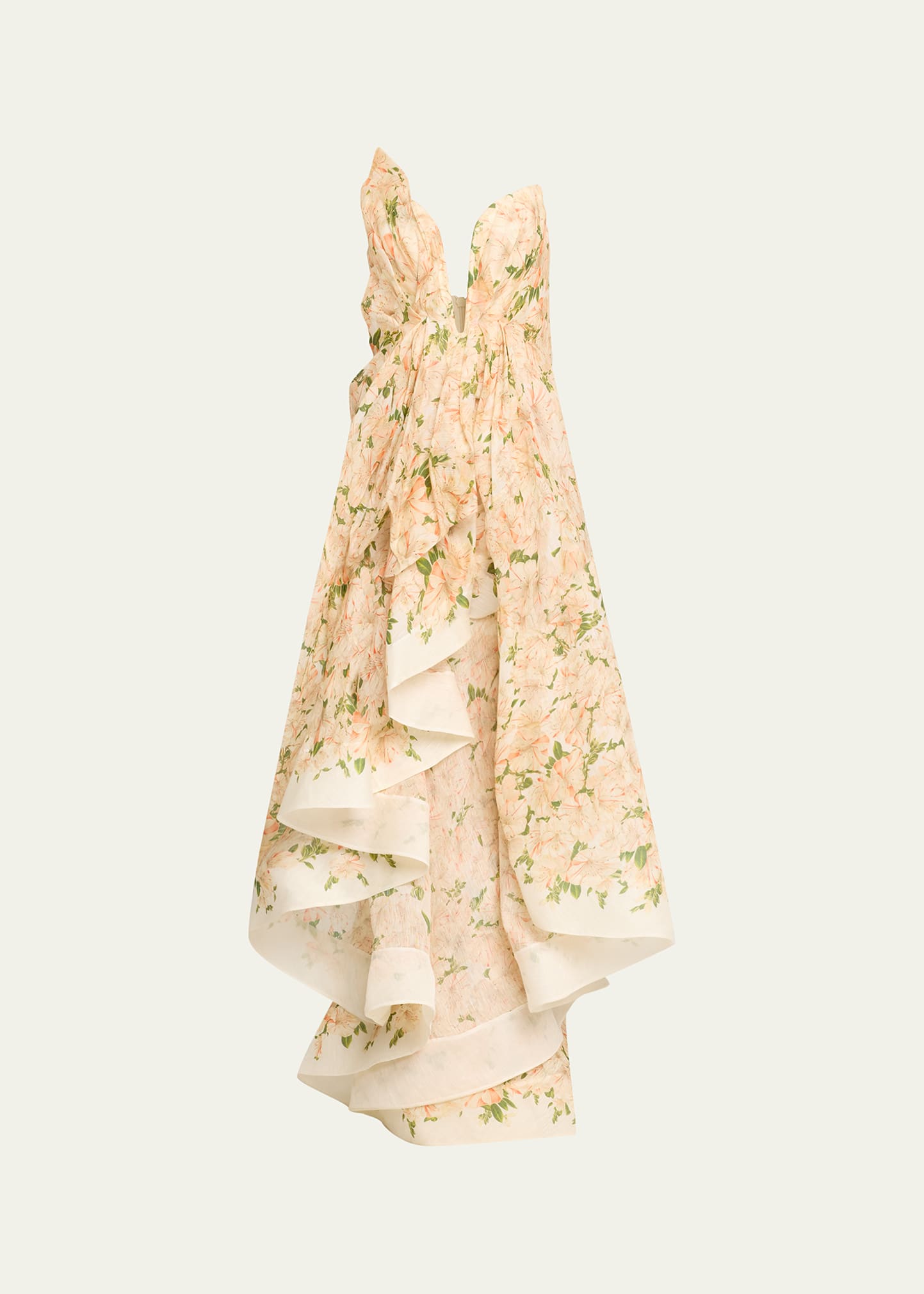 Zimmermann Natura Gathered Backless Midi Dress | Smart Closet