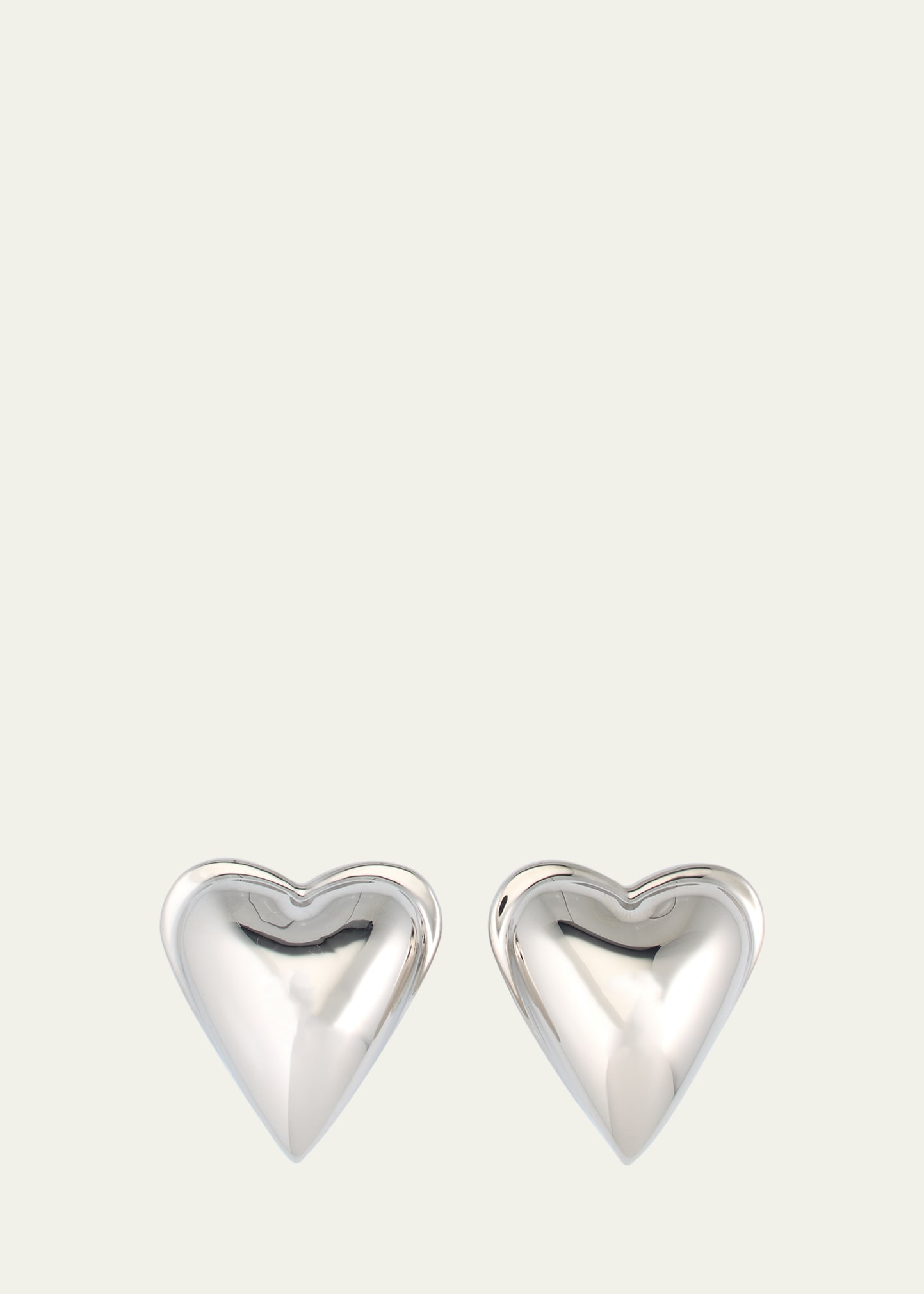 Metallic Bombe Heart Earrings