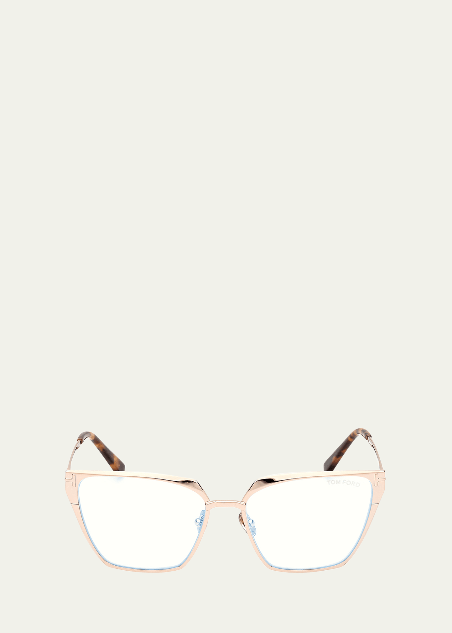 Blue Blocking Metal Cat-Eye Glasses
