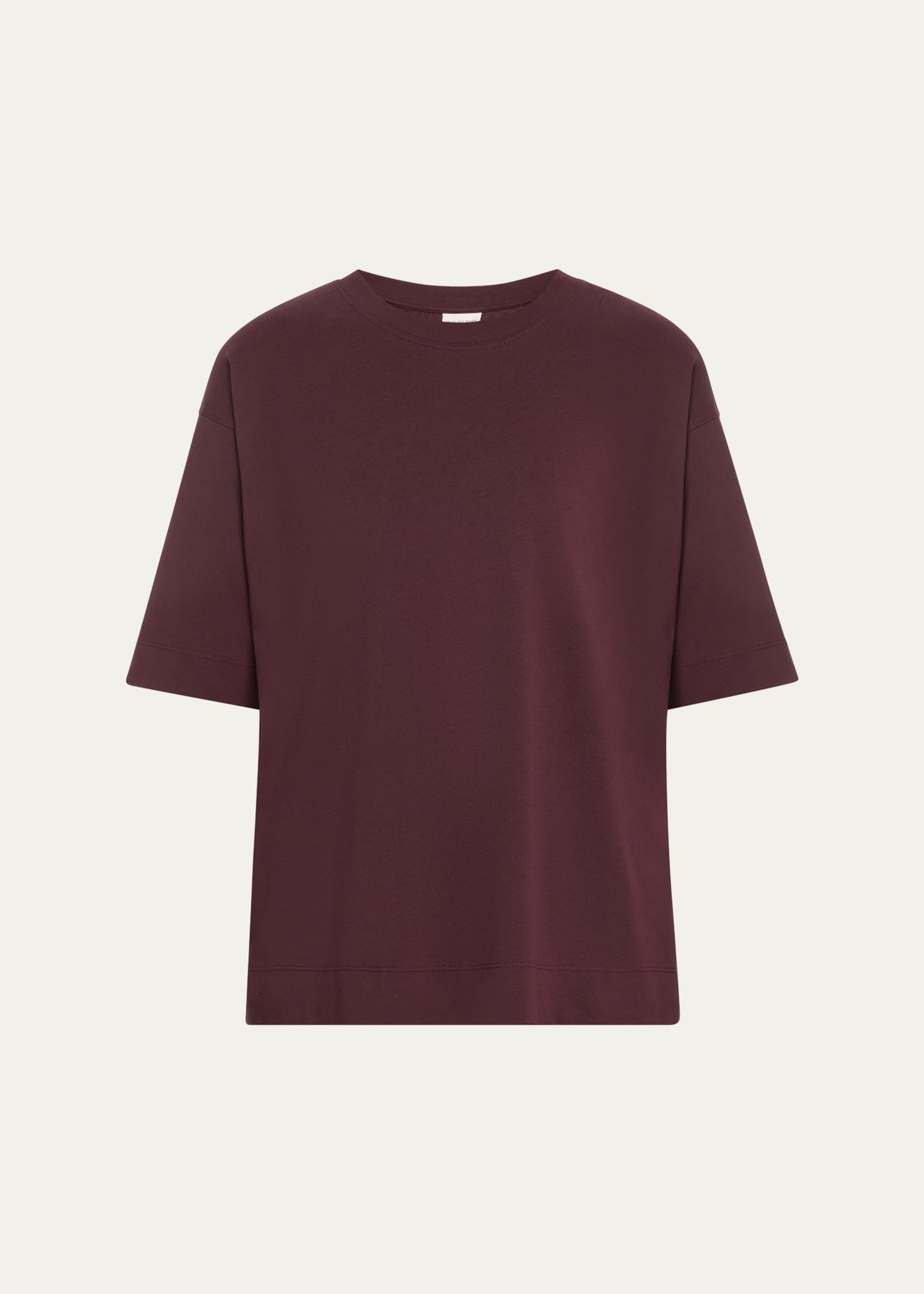 Dries Van Noten Hely Short-sleeve T-shirt In Wine