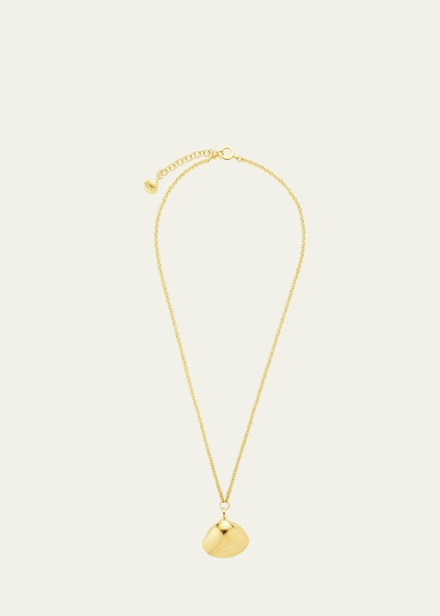 Cadar 18k Yellow Gold Single Charm Necklace