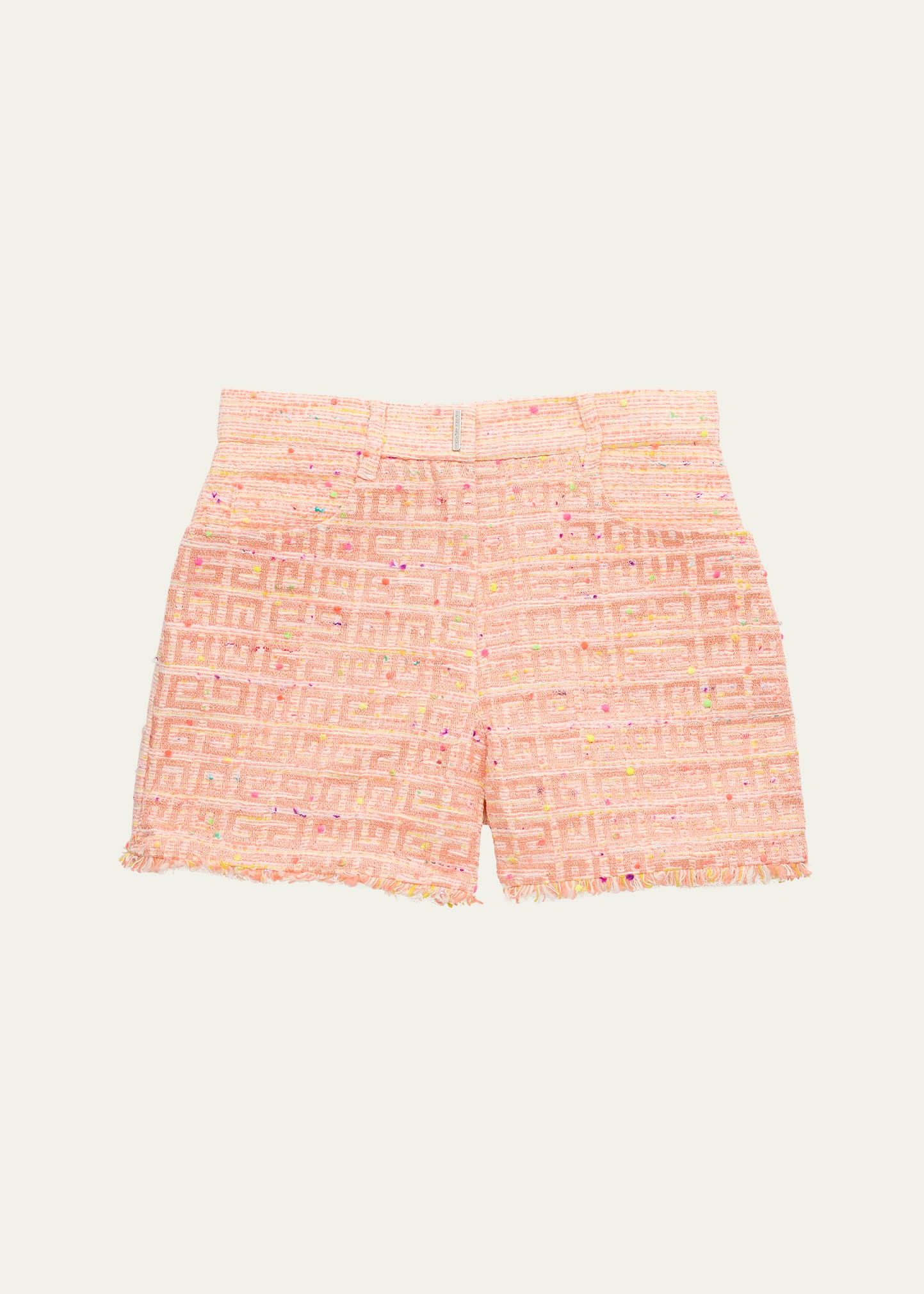 Shop Givenchy Girl's Fancy Tweed Shorts In Z40-unique