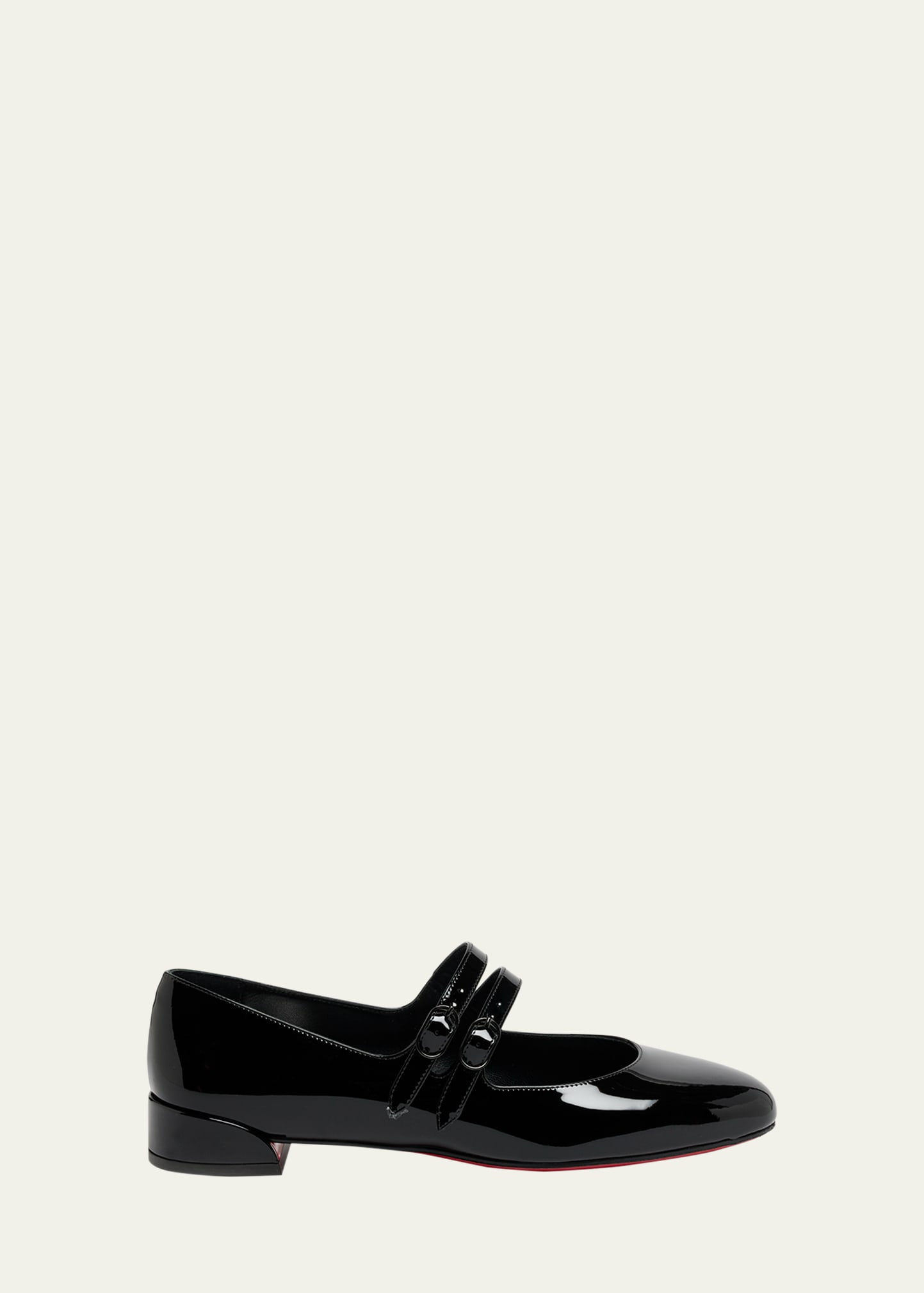 Christian Louboutin Flats In Black