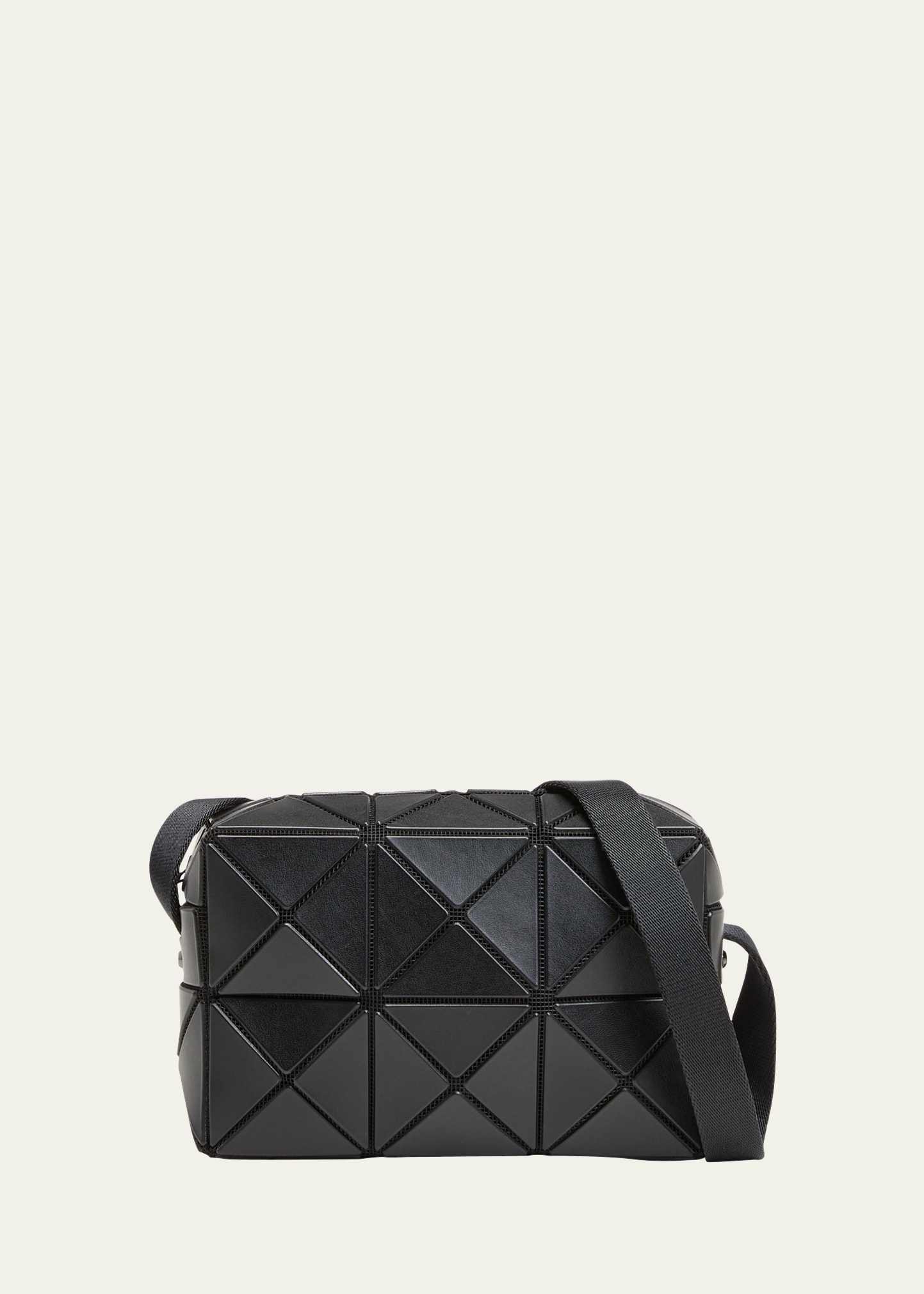 Bao Bao Issey Miyake Black Carton Matte Shoulder Bag In 16 Matte Black
