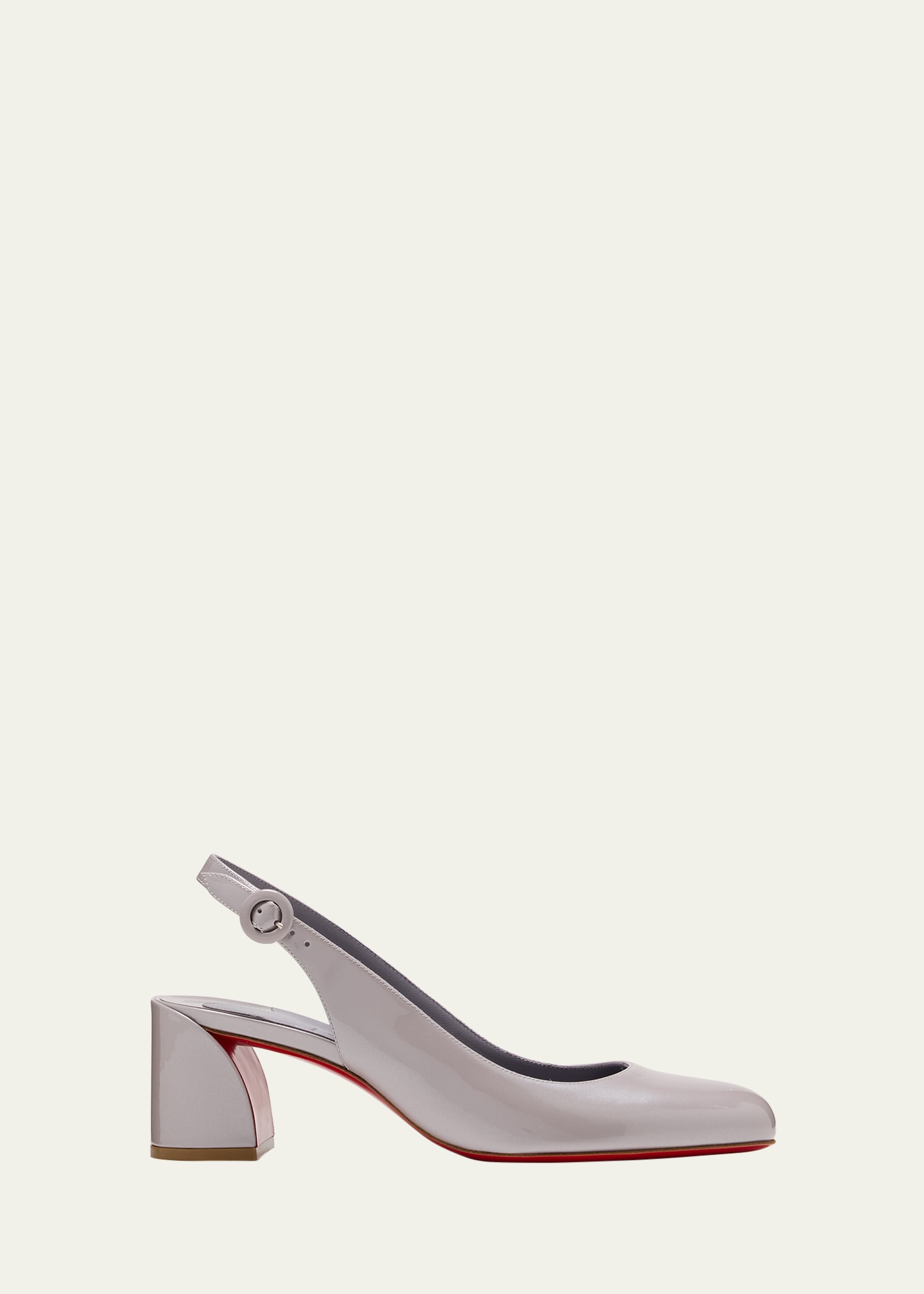 Christian Louboutin So Jane Leather Red Sole Slingback Pumps In Green