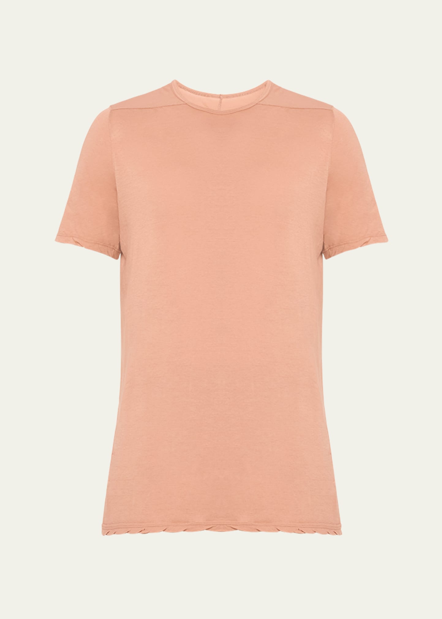 Shop Drkshdw Rick Owens Men's Thin Jersey T-shirt In Hot Pink