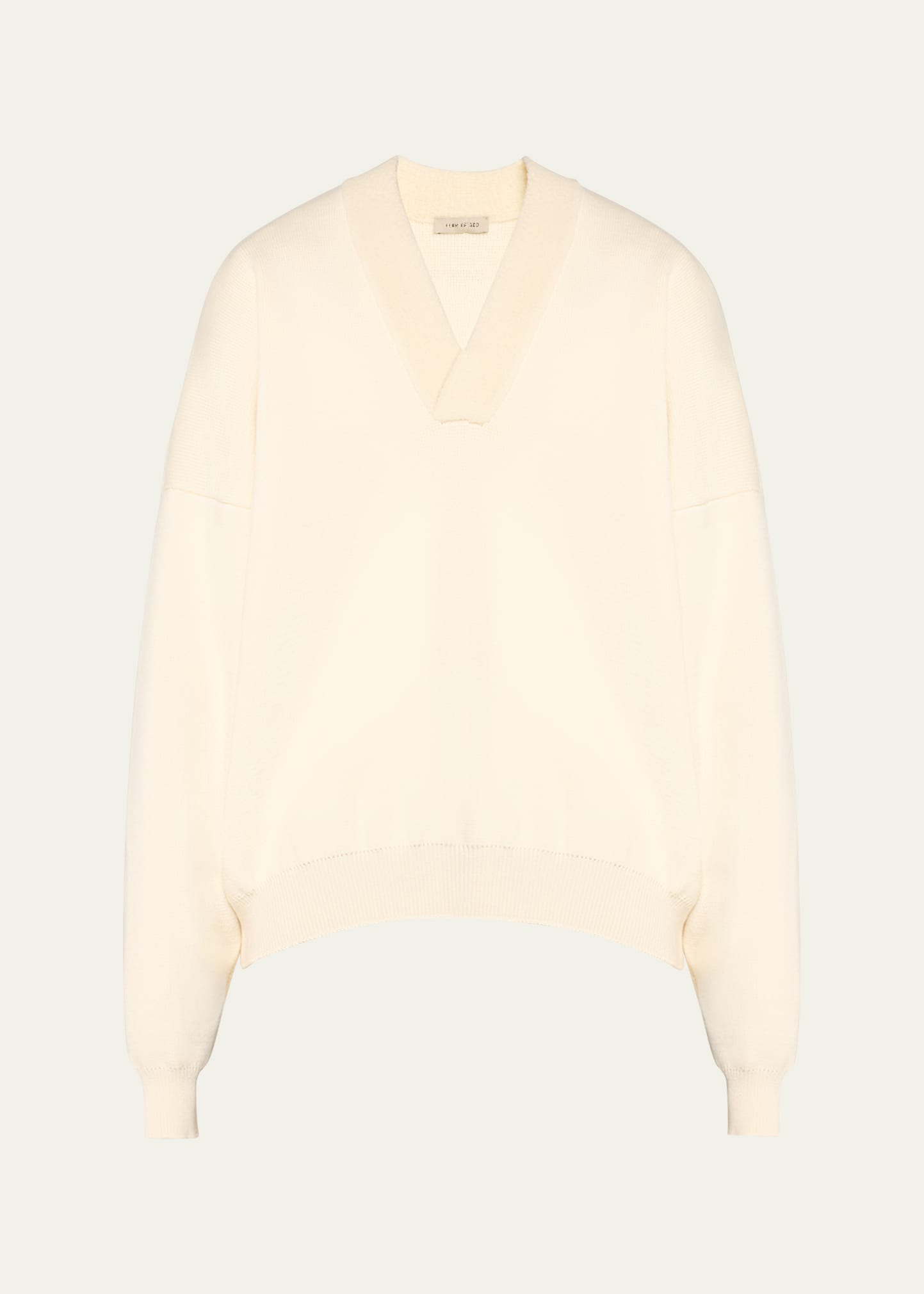 Fear Of God Virgin Wool-blend Jumper In 107 - Cream